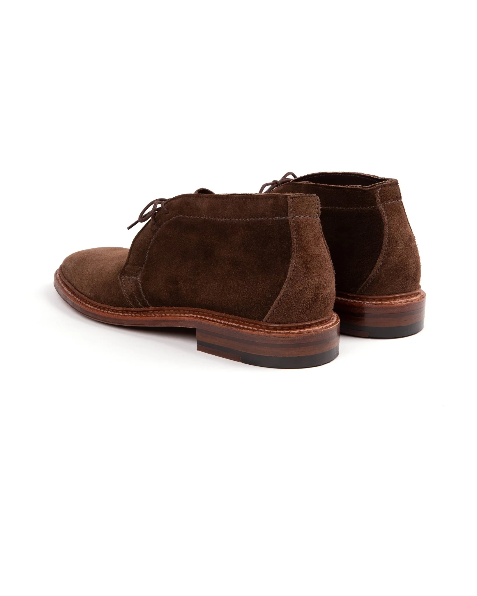 Alden Unlined Suede Chukka Boot: Dark Brown 1492 - Image 3