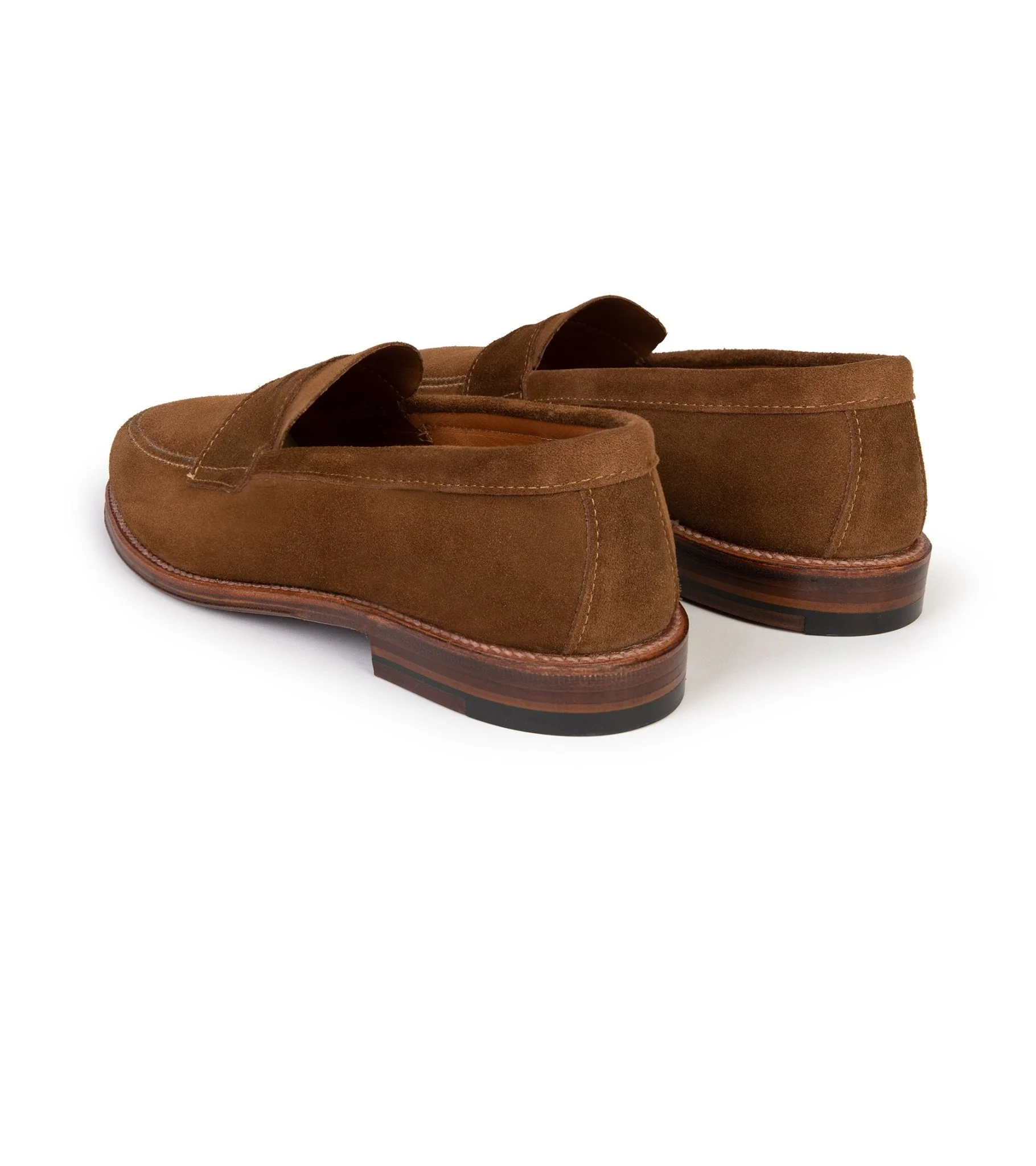 Alden Unlined Suede Penny Loafer: Snuff 5735F - Image 3