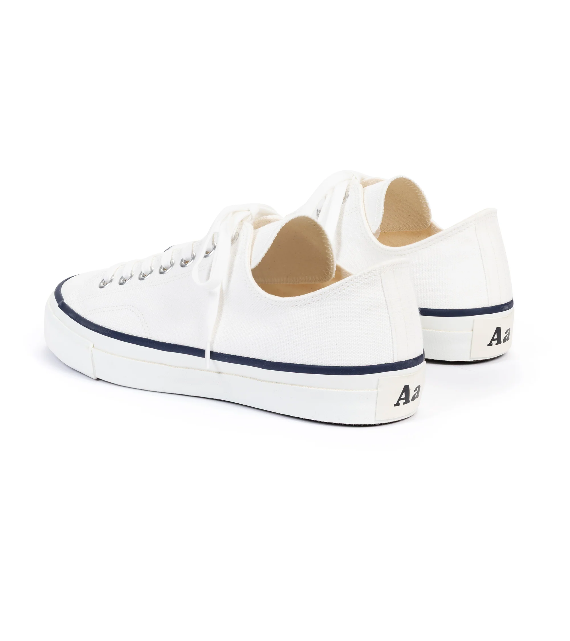 Asahi 046 Canvas Athletic Shoes: White - Image 2
