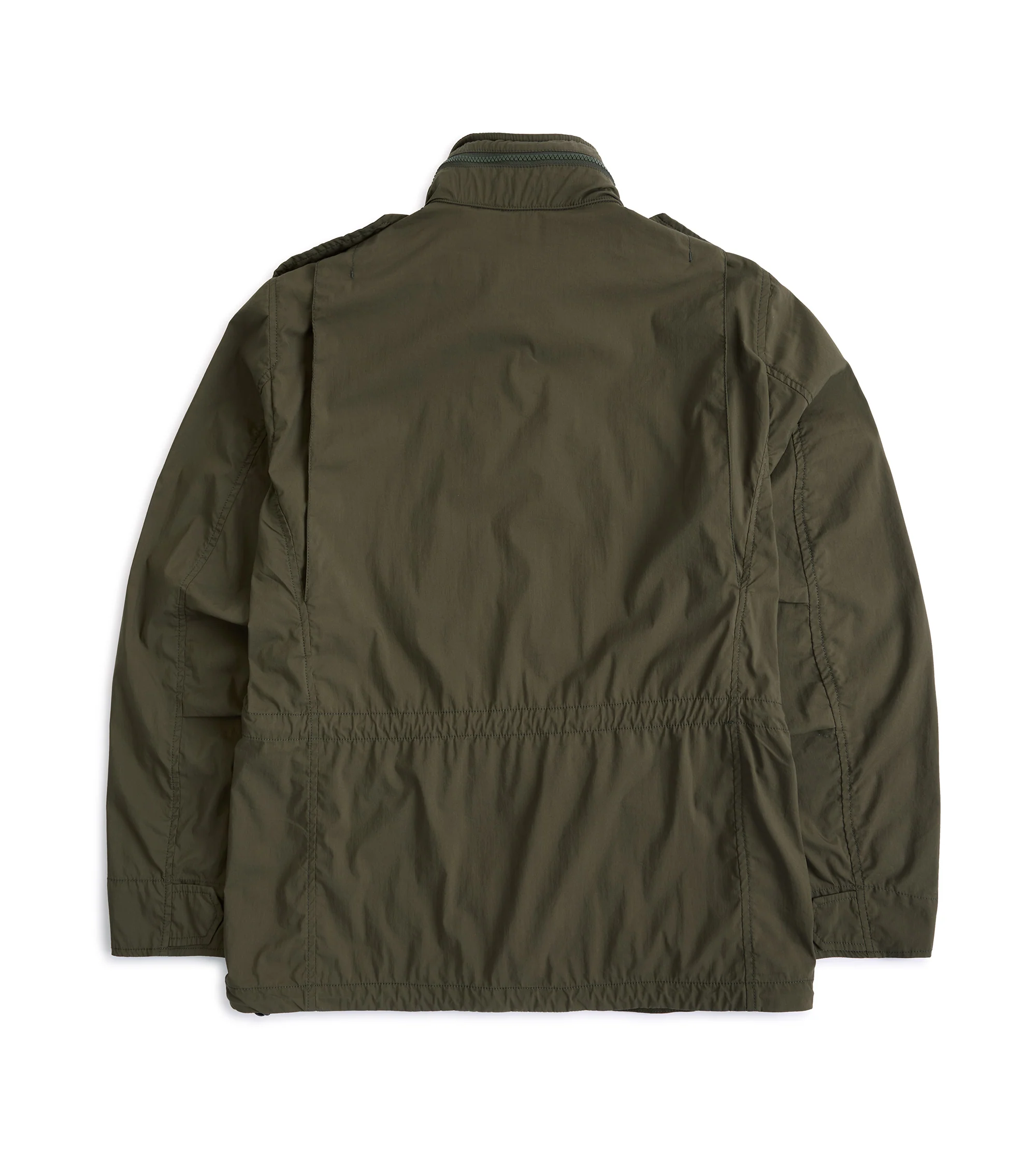 Aspesi Minifield Cotton Nylon Poplin Jacket: Military - Image 3