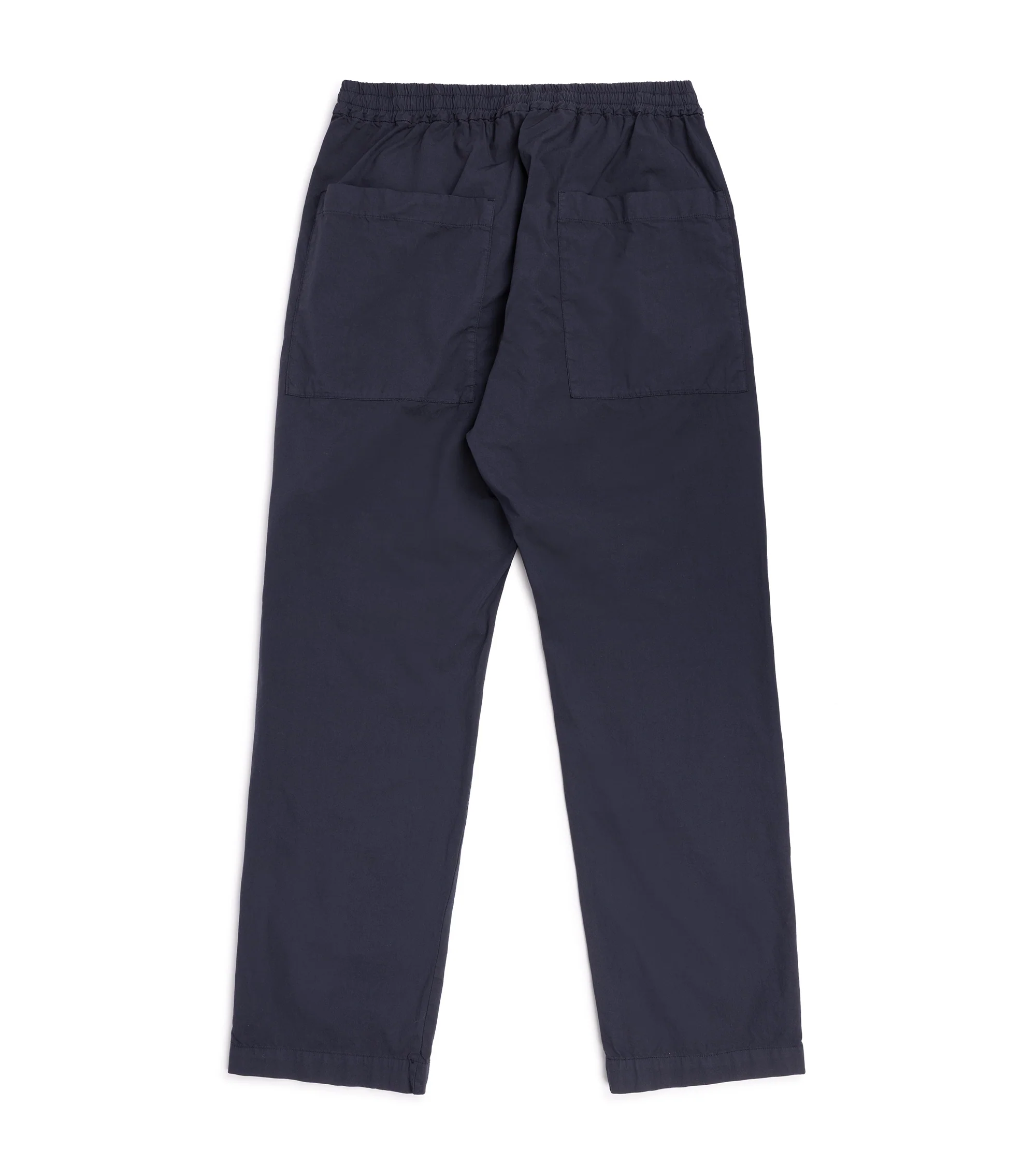 Barena Bativoga Pavion Cotton Easy Trousers: Navy - Image 3