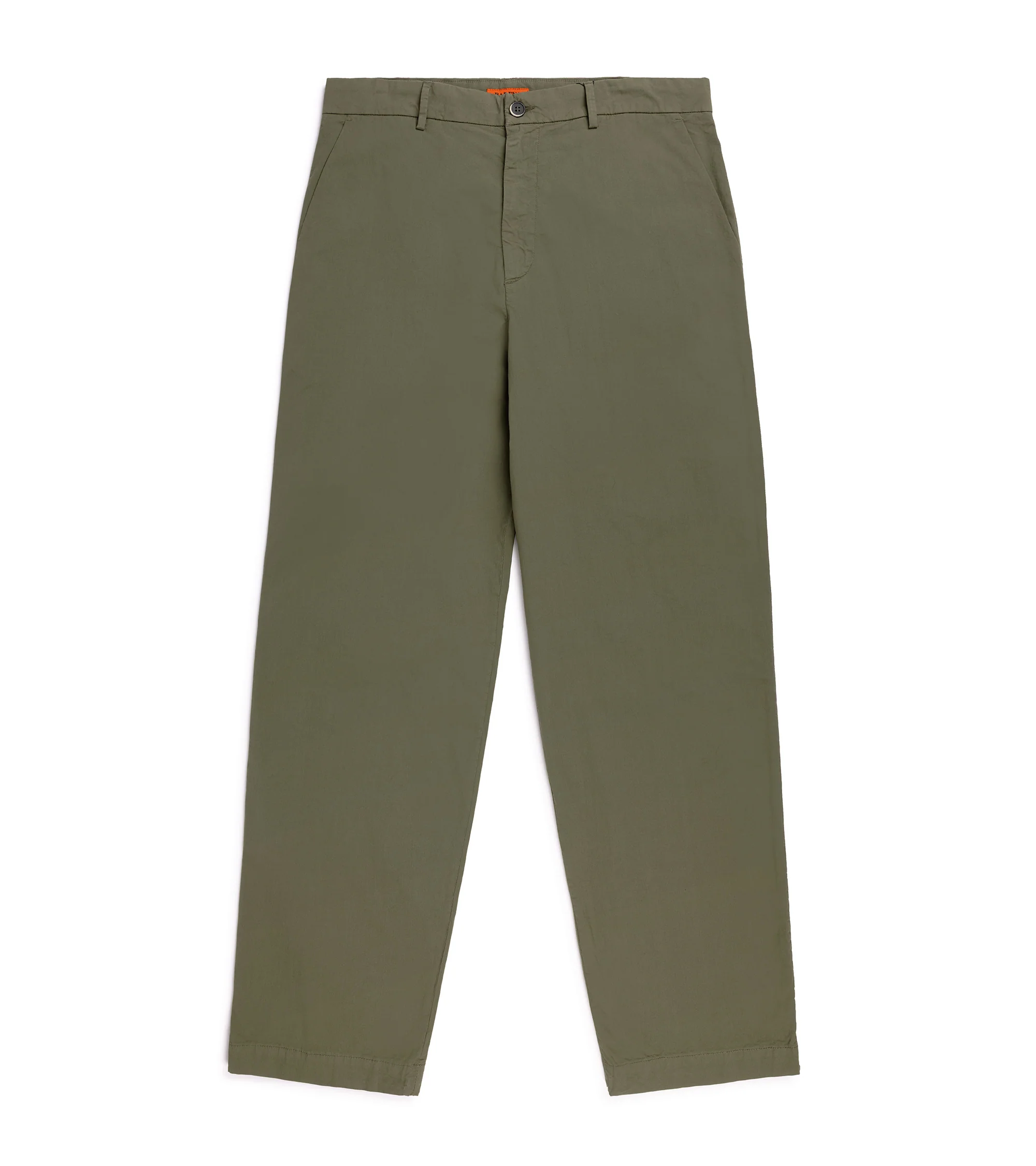 Barena Canasta Pavion Cotton Chino Trousers: Olive