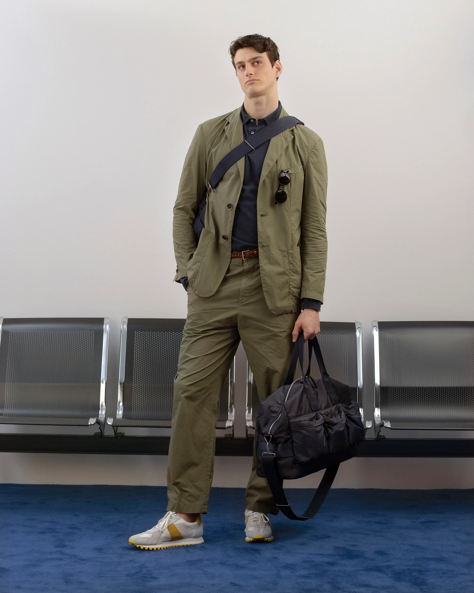 Barena Borgo Pavion Cotton Jacket: Olive - Image 2