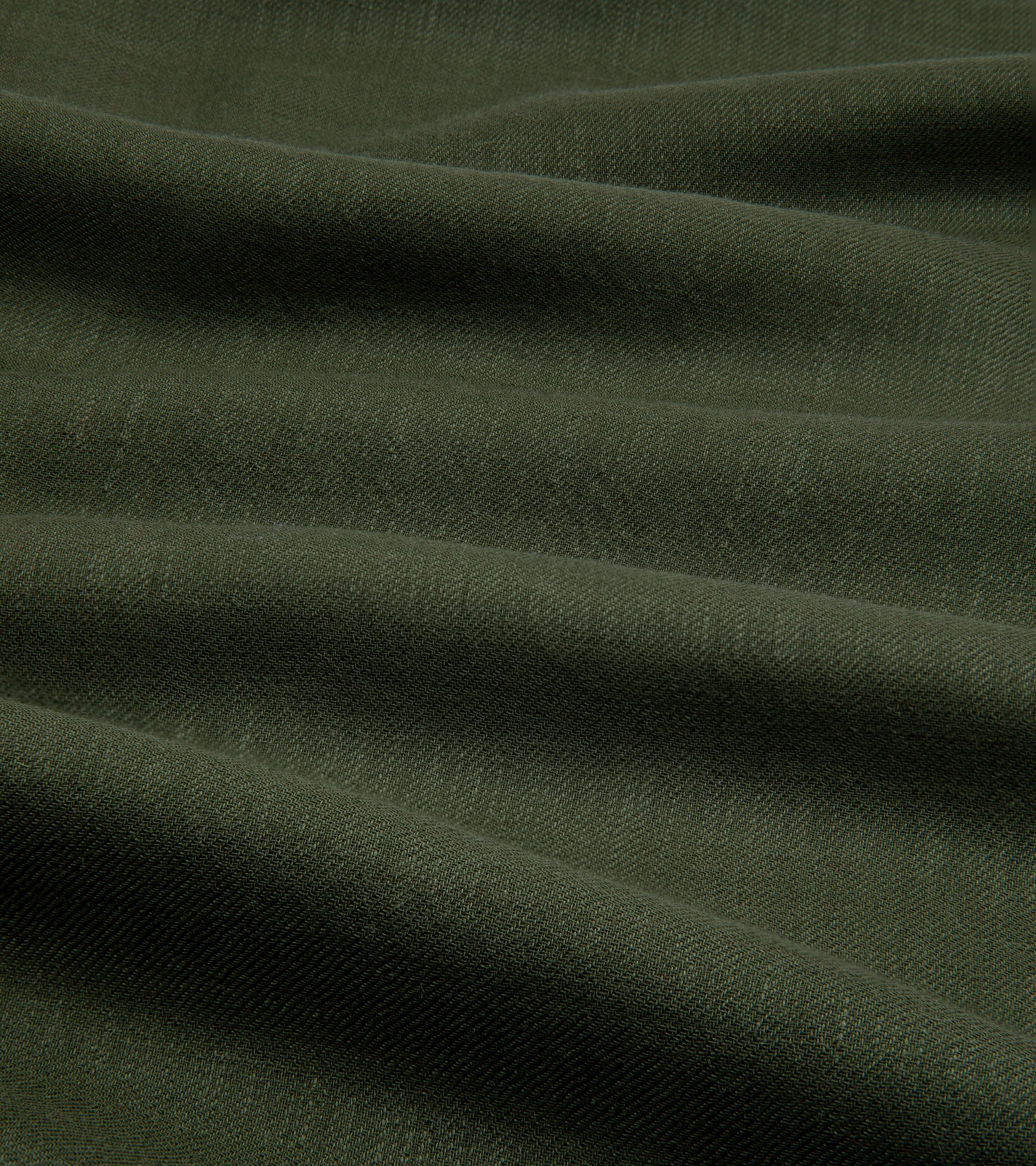 Begg x Co Wispy Solid Cashmere Scarf: Army Green - Image 2