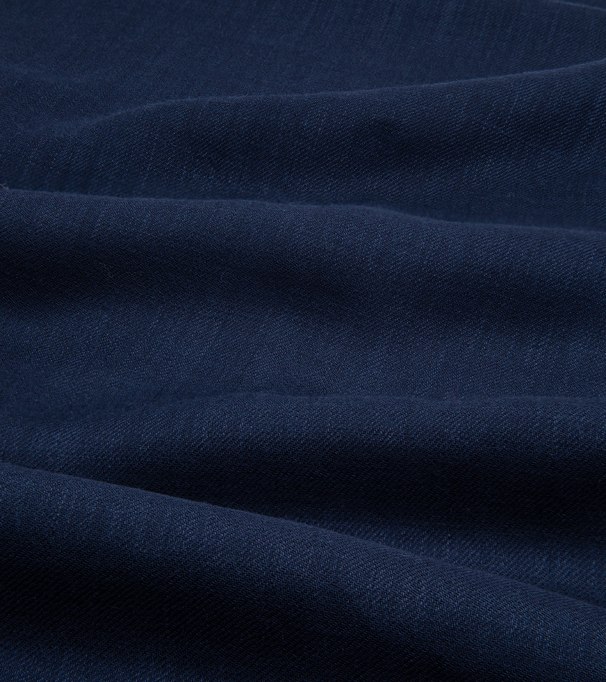 Begg x Co Wispy Solid Cashmere Scarf: Navy - Image 2