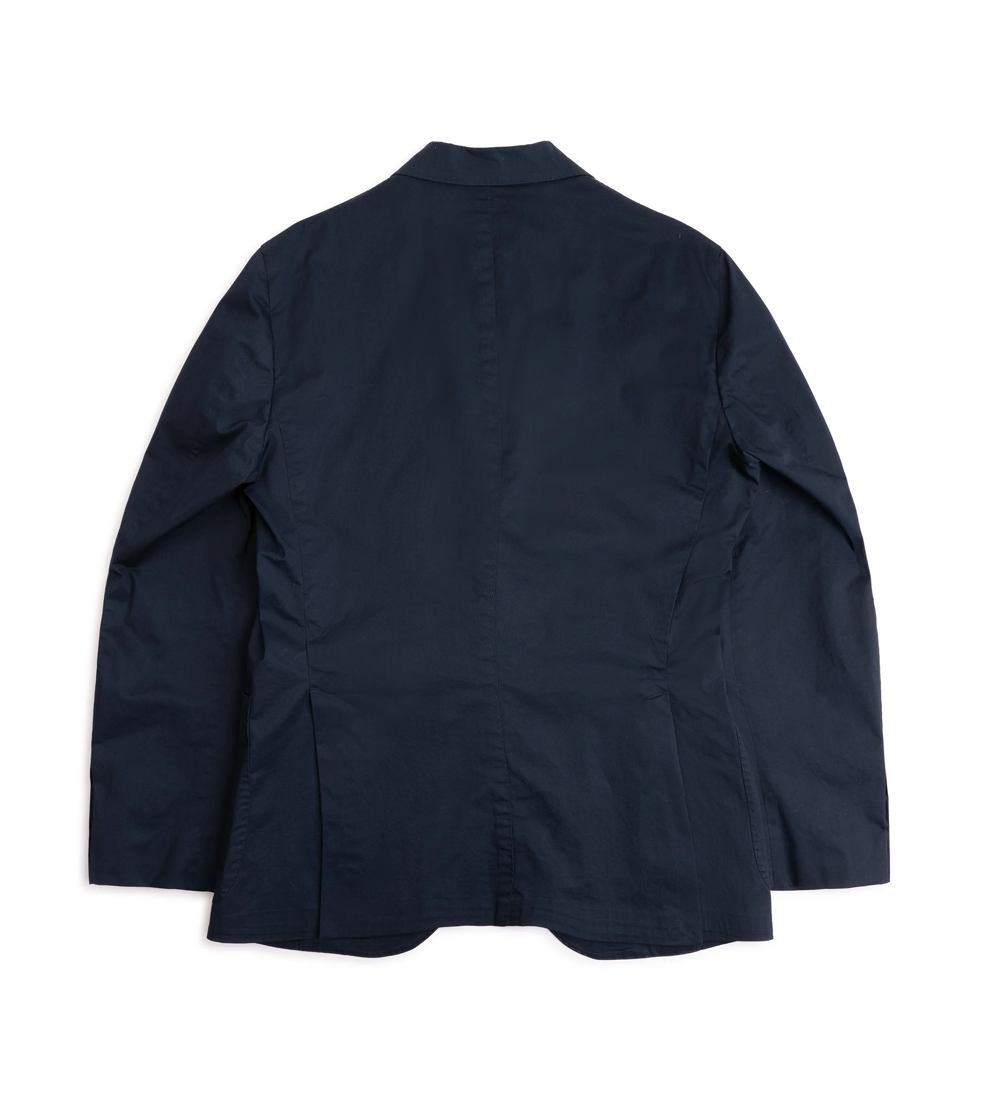 Boglioli Cotton Stretch Travel Suit Jacket: Navy - Image 3