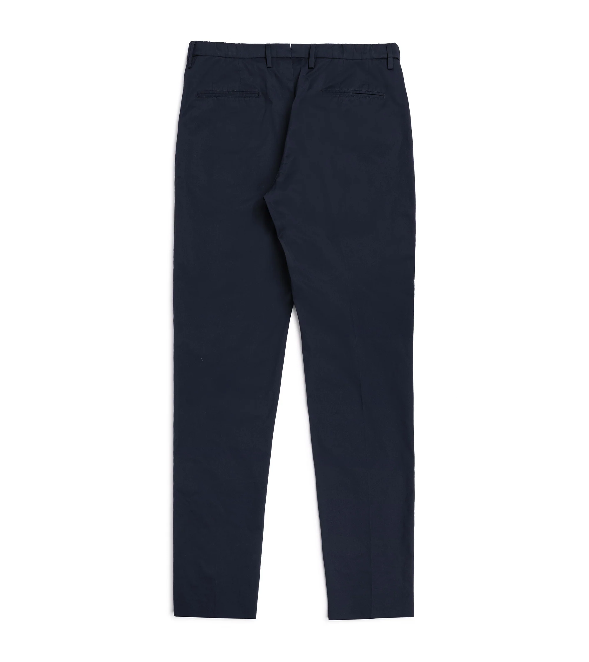 Boglioli Cotton Stretch Travel Suit Trousers: Navy - Image 3