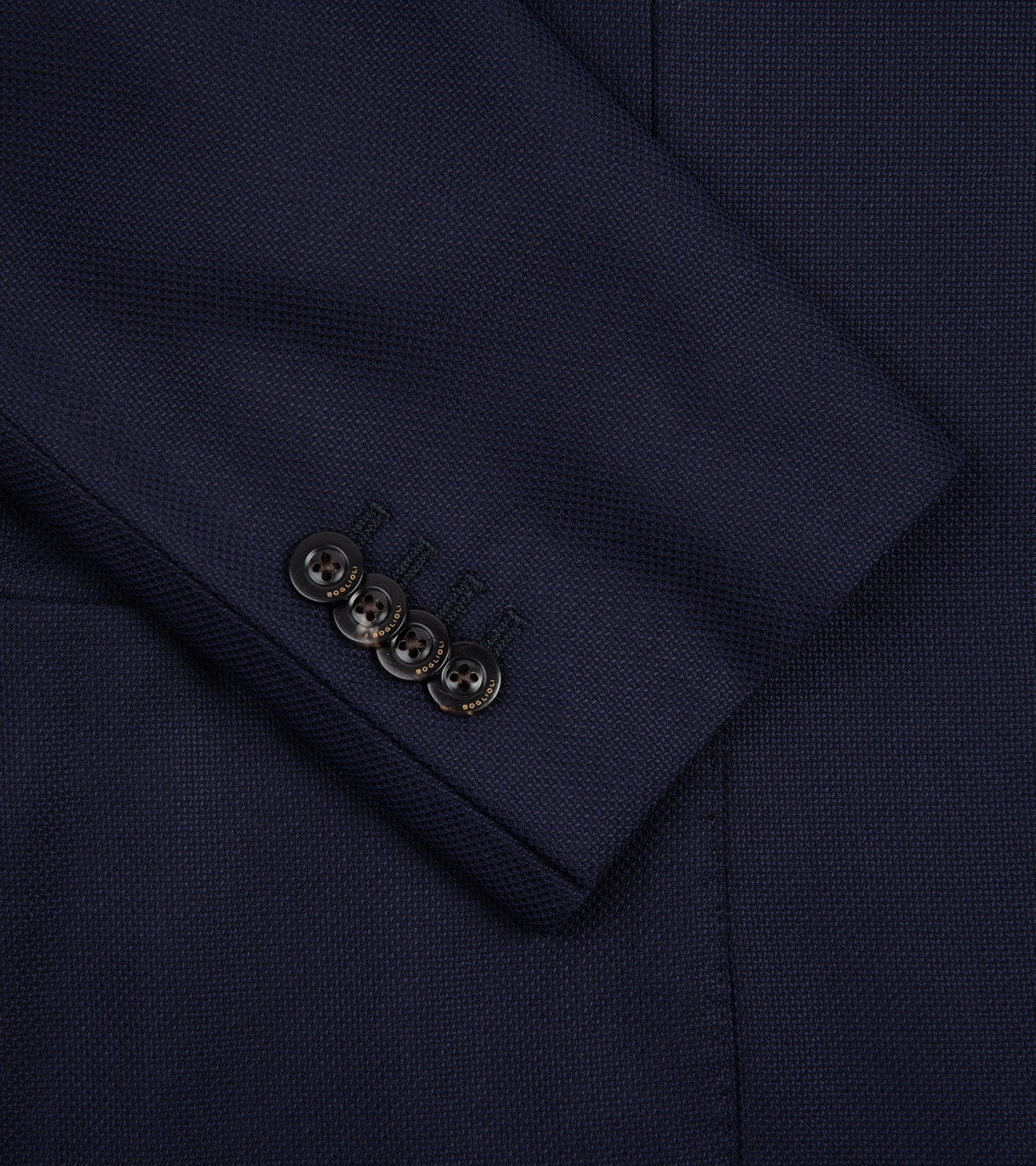 Boglioli for Trunk Wool Hopsack K Jacket: Navy - Image 5