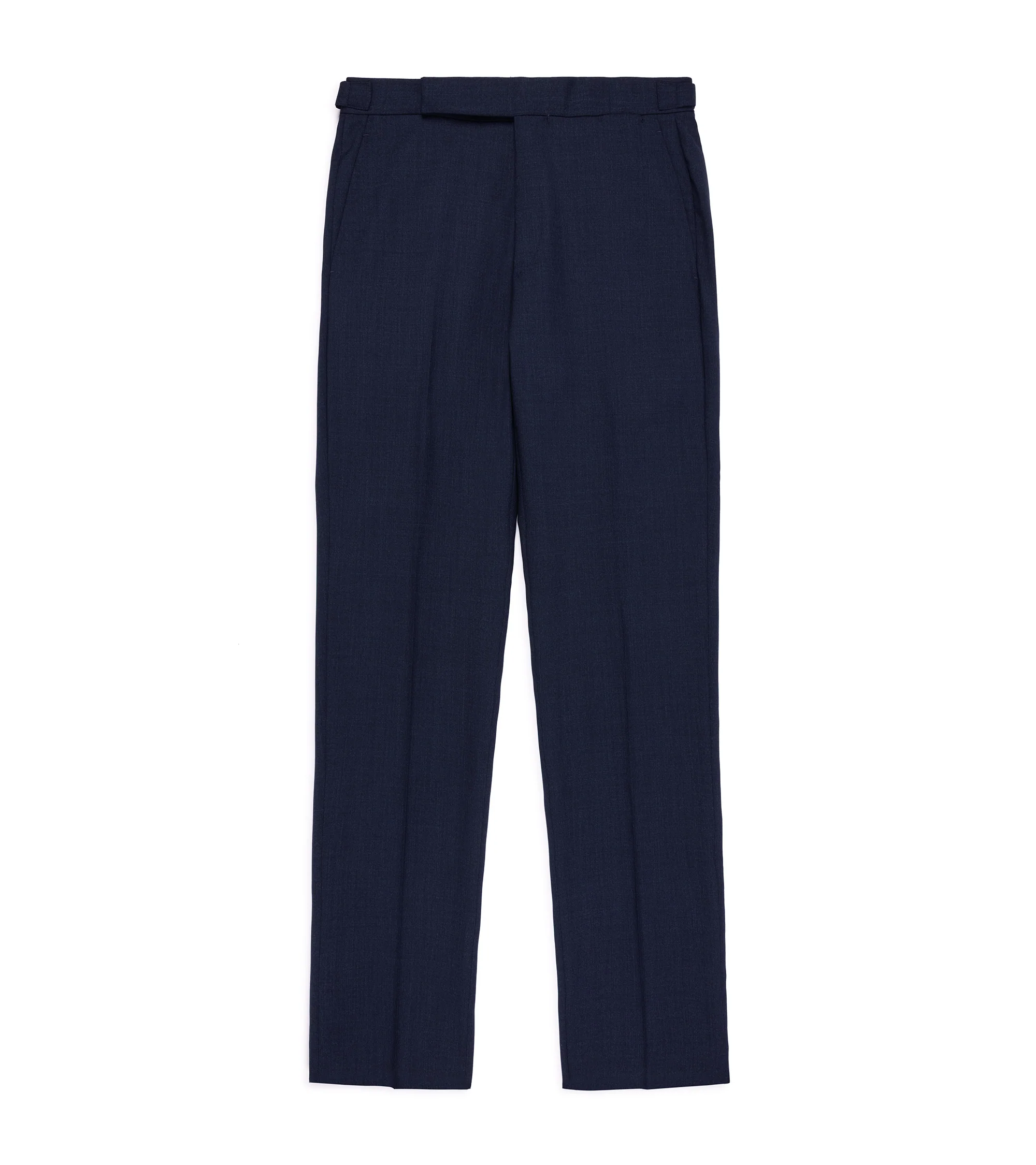 Caruso Aida 3-Ply Wool Canvas Suit: Navy - Image 2