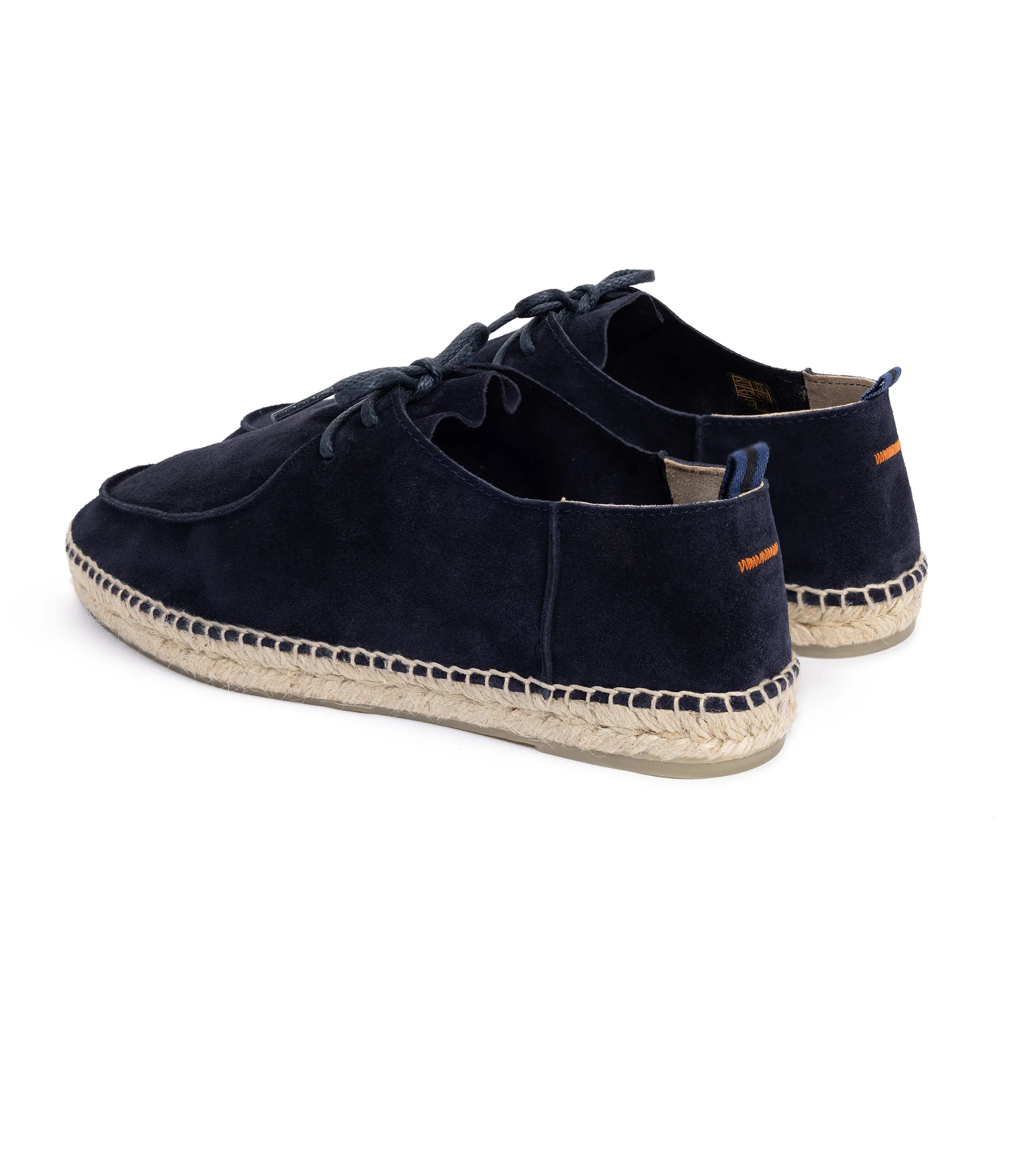 Castañer Ned Suede Lace-Up Espadrille: Navy - Image 3