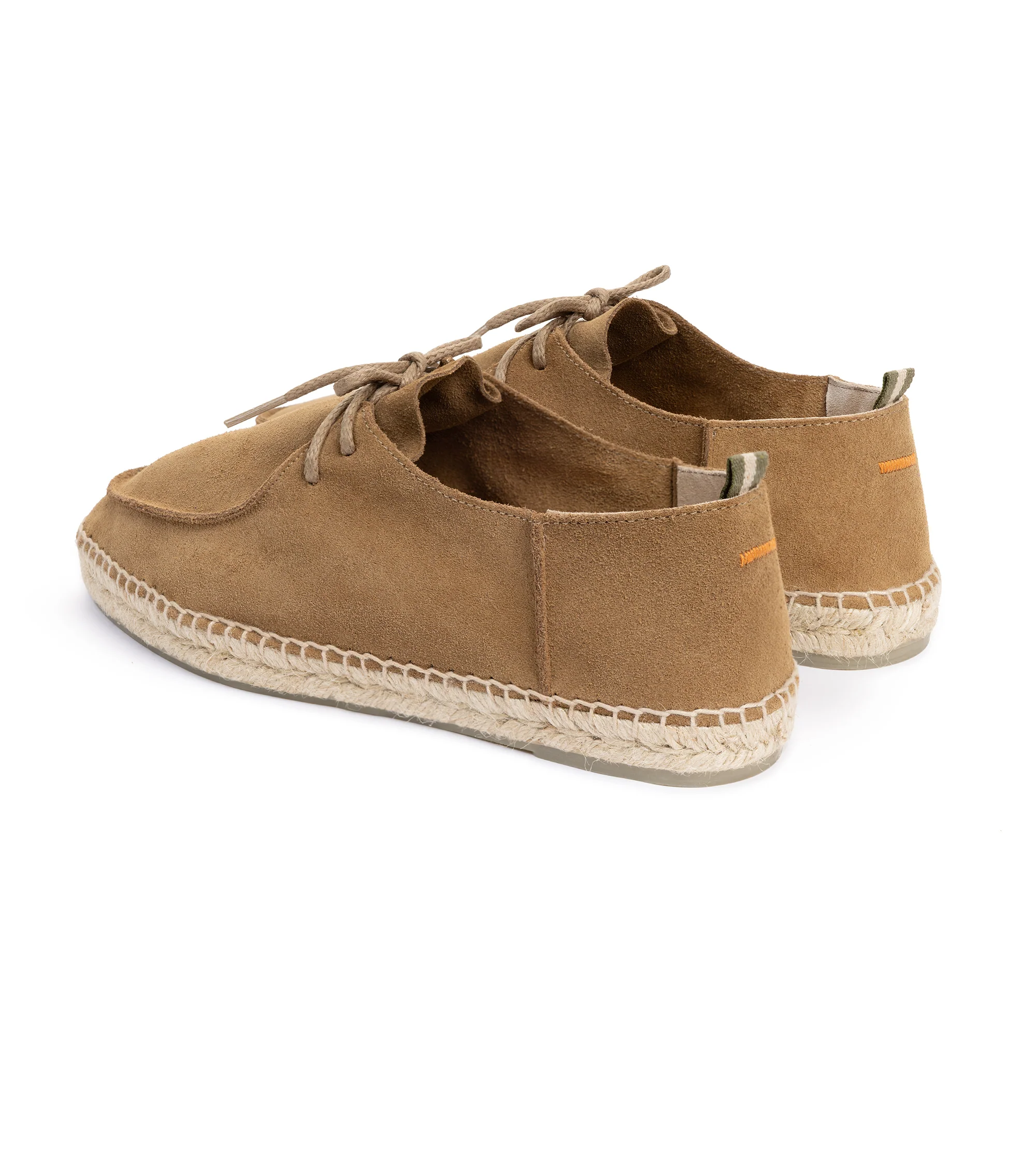 CastaƱer Ned Suede Lace-Up Espadrille: Sand - Image 3