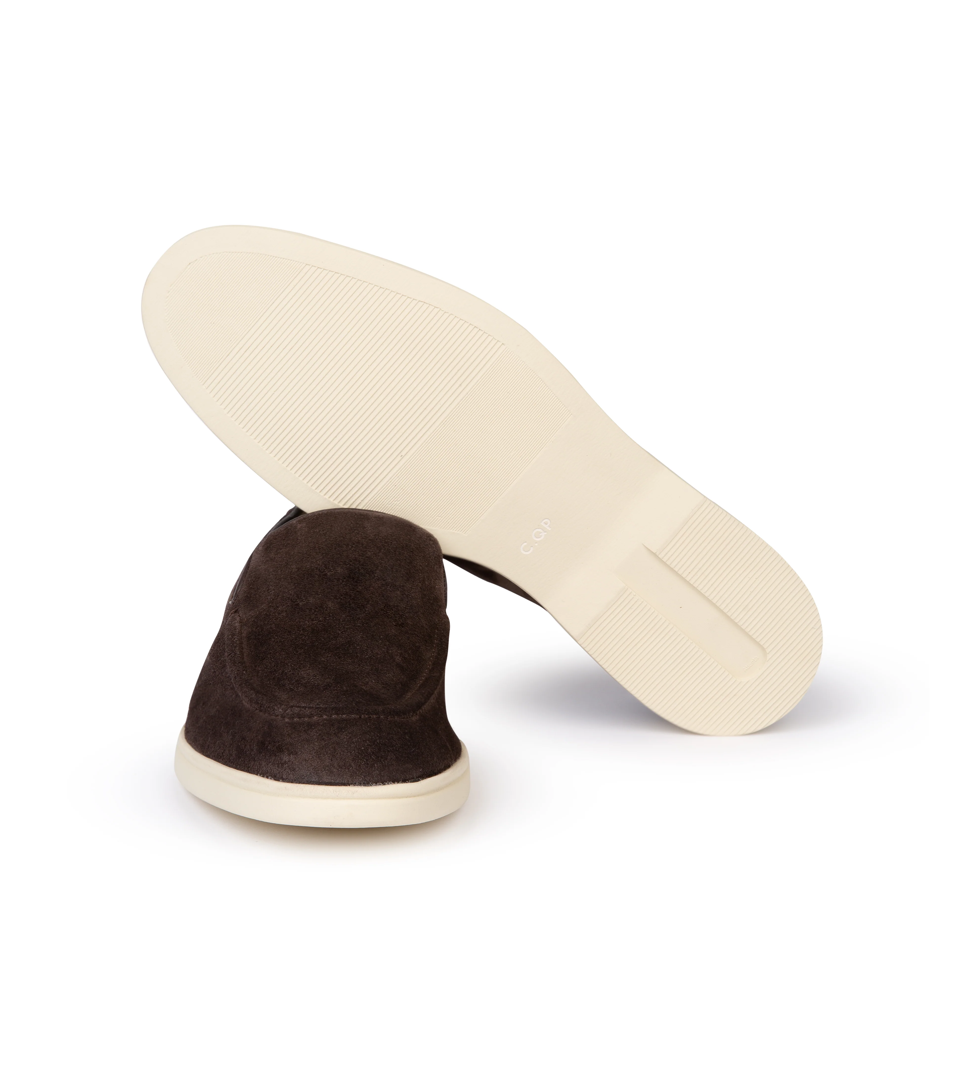 CQP Debonair Suede Slip-On Sneaker: Chocolate - Image 3