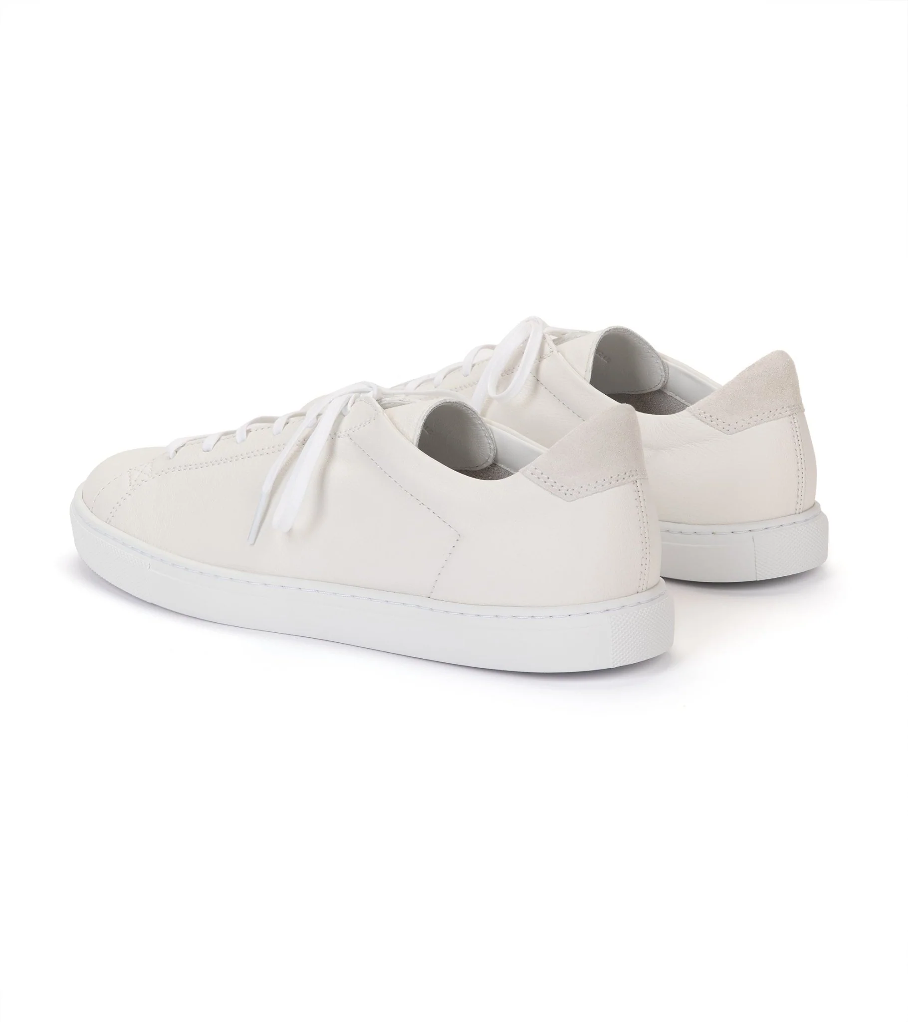 CQP Racquet Leather Sneaker: White - Image 3