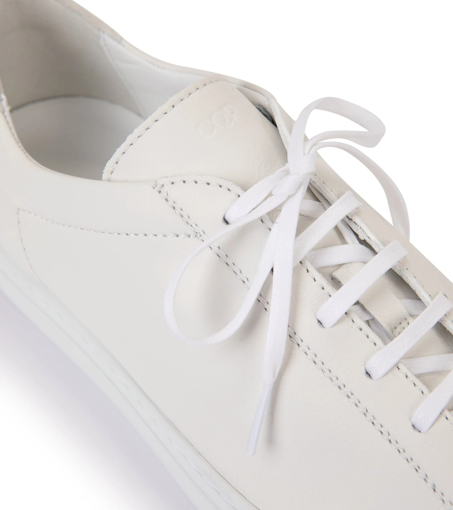 CQP Racquet Leather Sneaker: White - Image 4