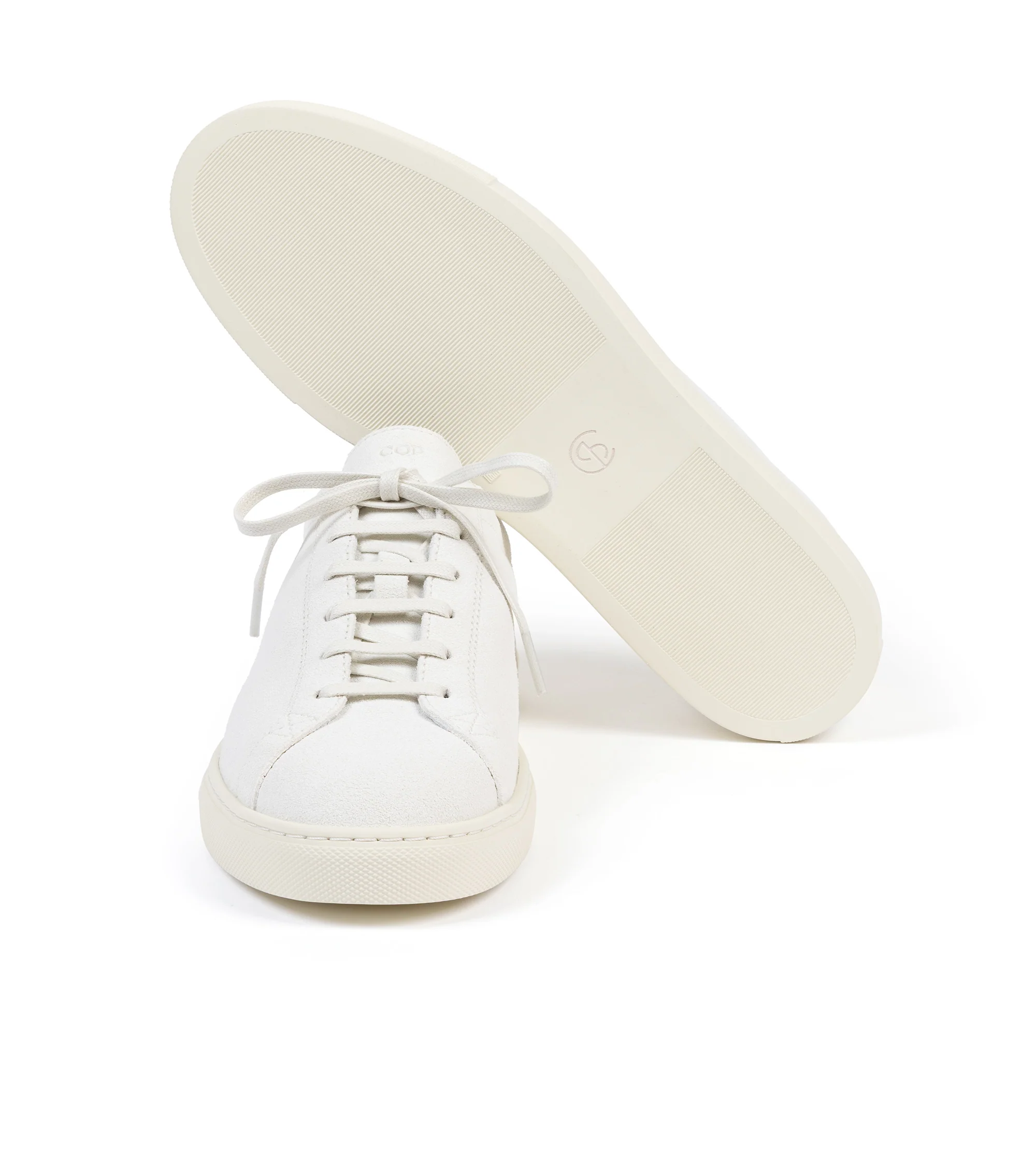 CQP Racquet Suede Sneaker: Off White - Image 3