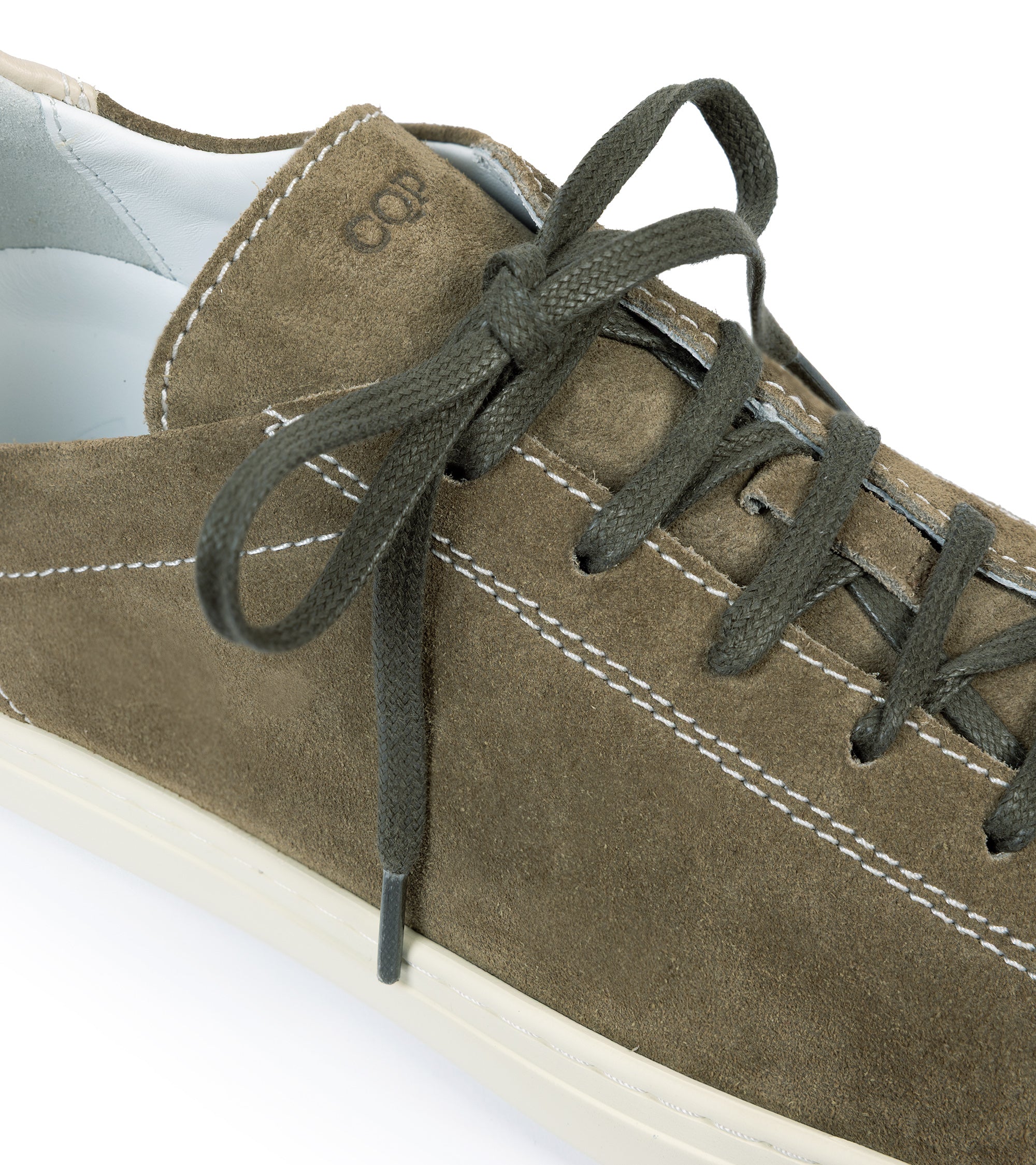 CQP Racquet Suede Sneaker: Olive - Image 4
