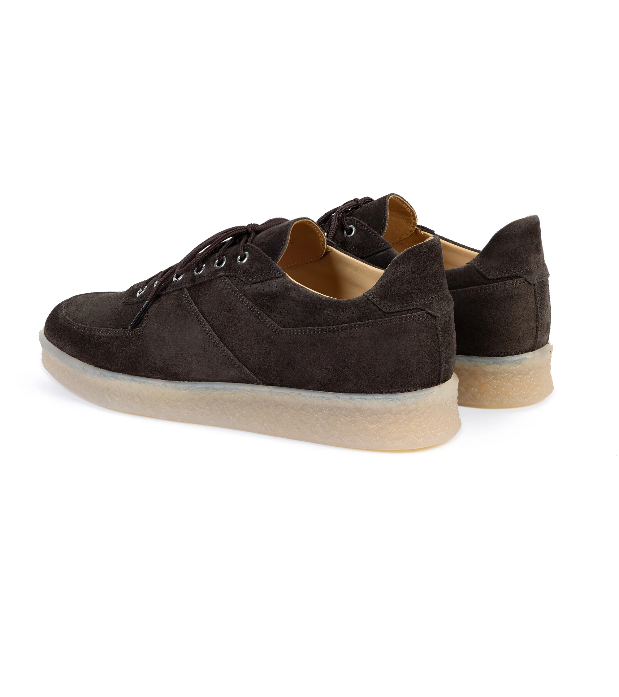 CQP Roamer Suede Sneaker: Chocolate - Image 2