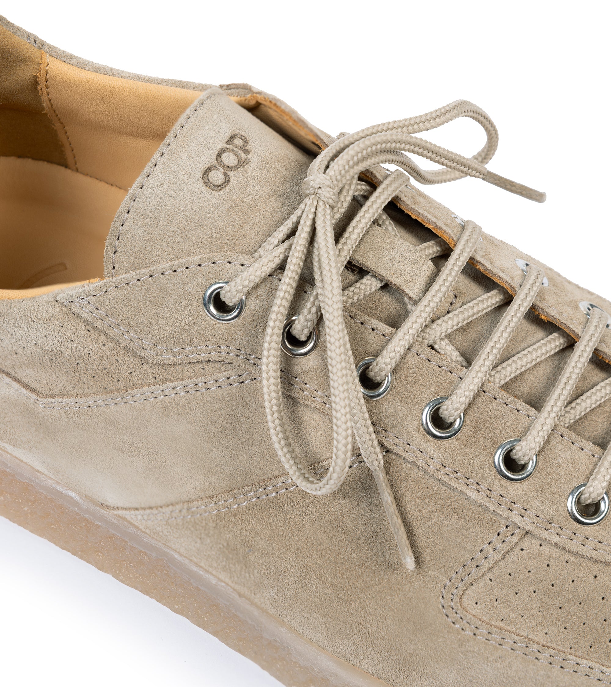 CQP Roamer Suede Sneaker: Taupe - Image 4