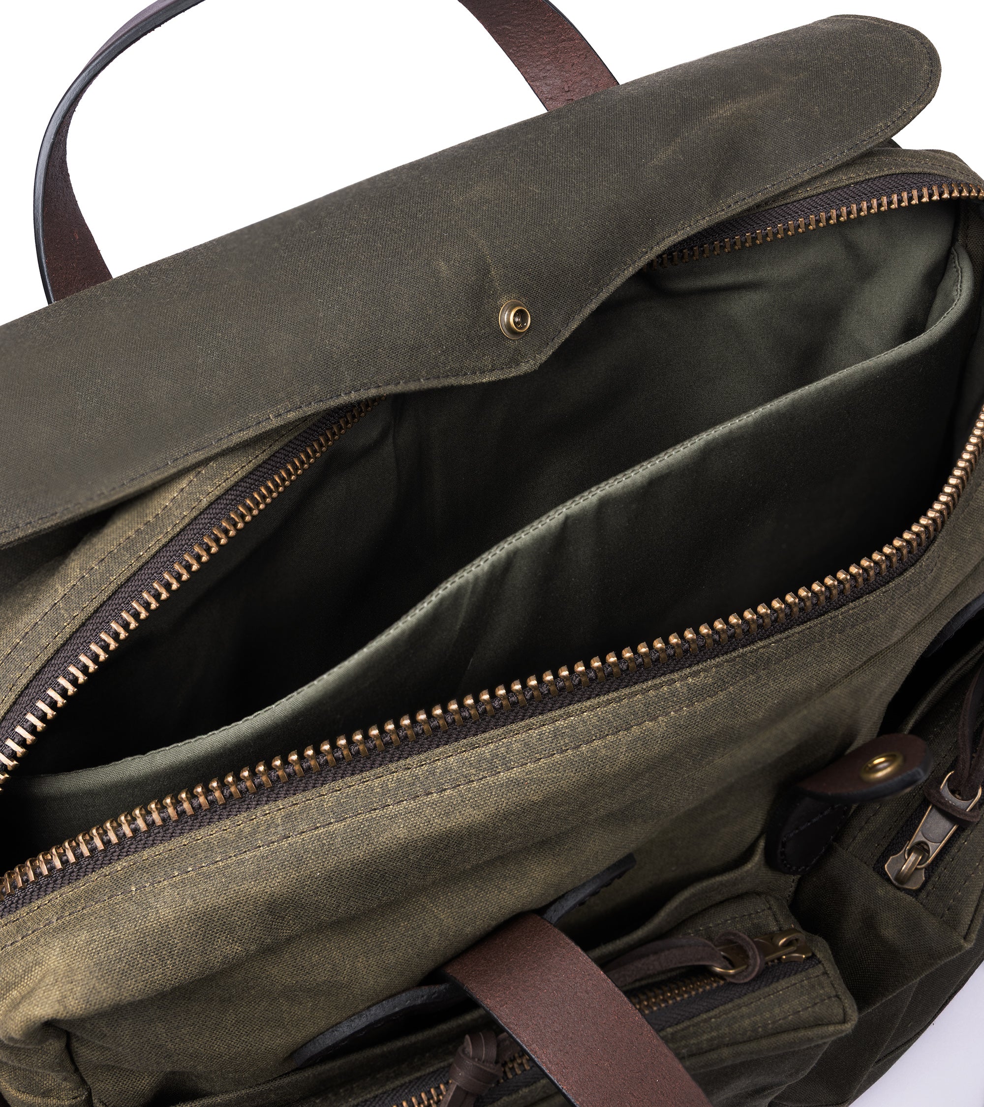 Filson 24hr Tincloth Briefcase: Otter Green - Image 2