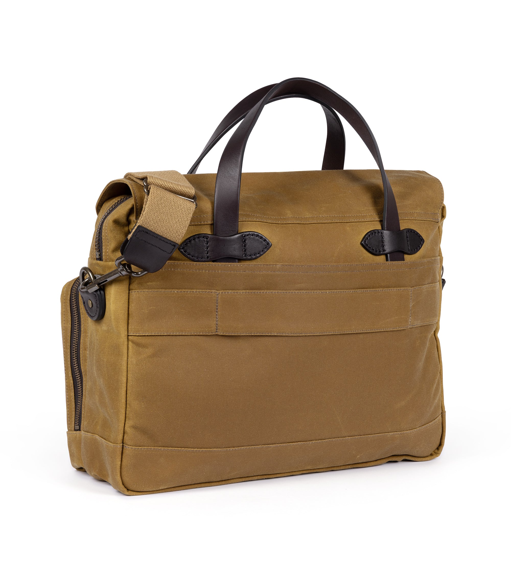 Filson 24hr Tincloth Briefcase: Tan - Image 4