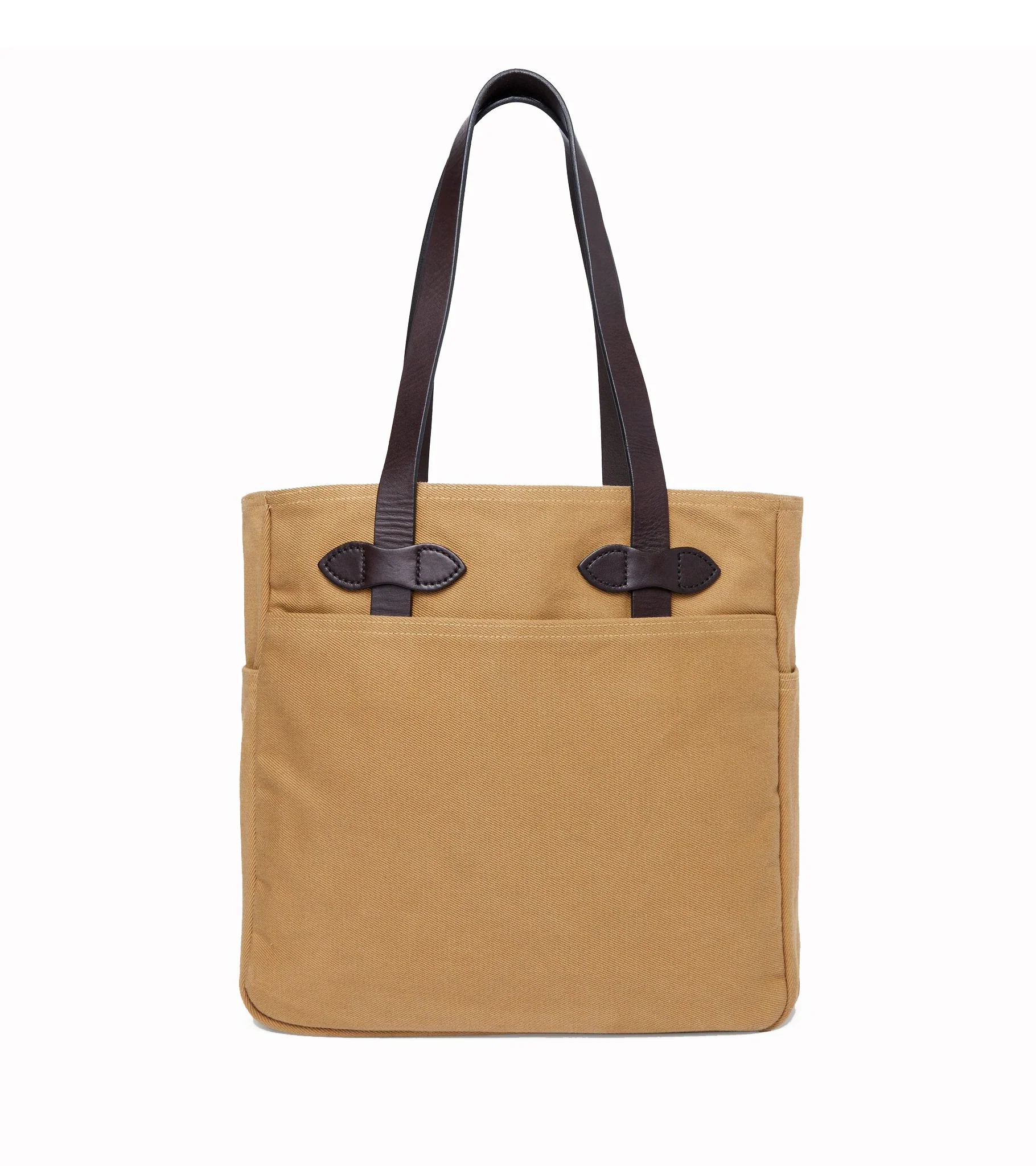 Filson Rugged Twill Open Tote Bag: Tan - Image 2