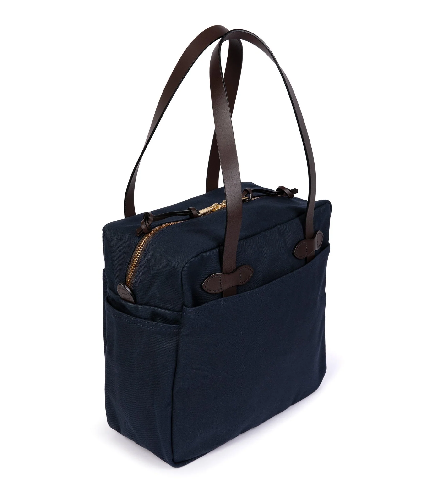 Filson Rugged Twill Zip Tote Bag: Navy - Image 2