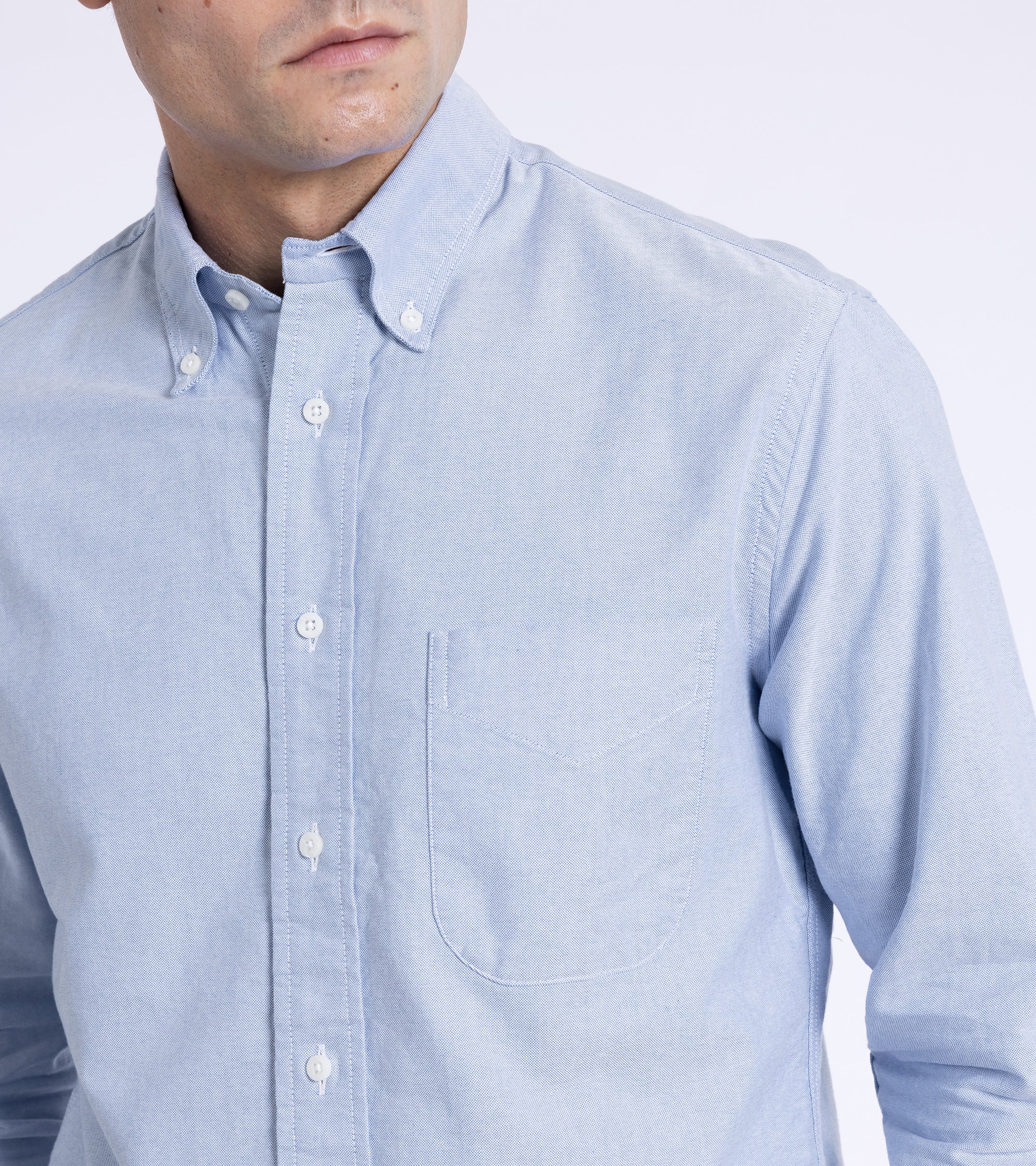 Gitman Vintage Oxford Shirt: Blue - Image 5