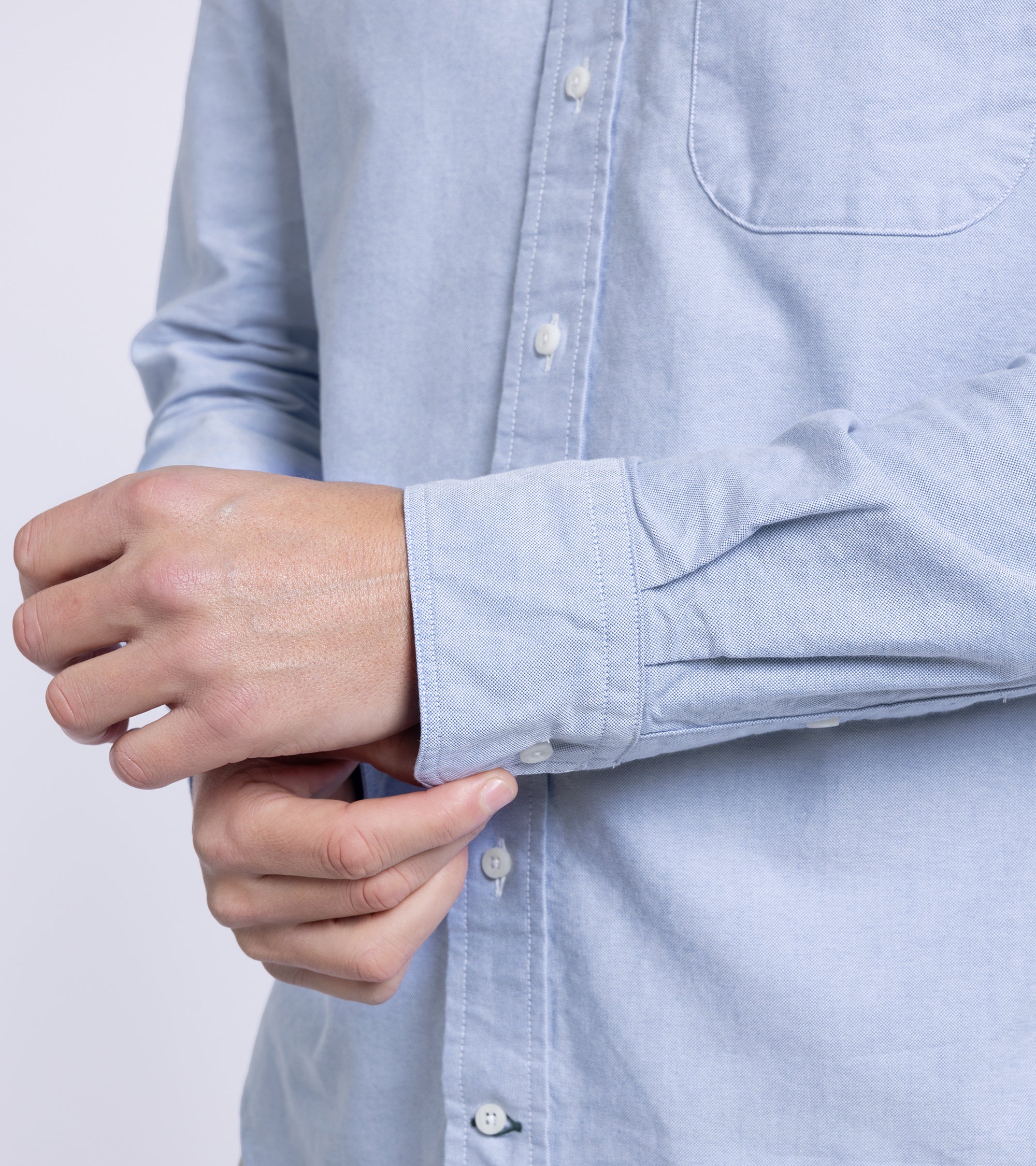 Gitman Vintage Oxford Shirt: Blue - Image 6