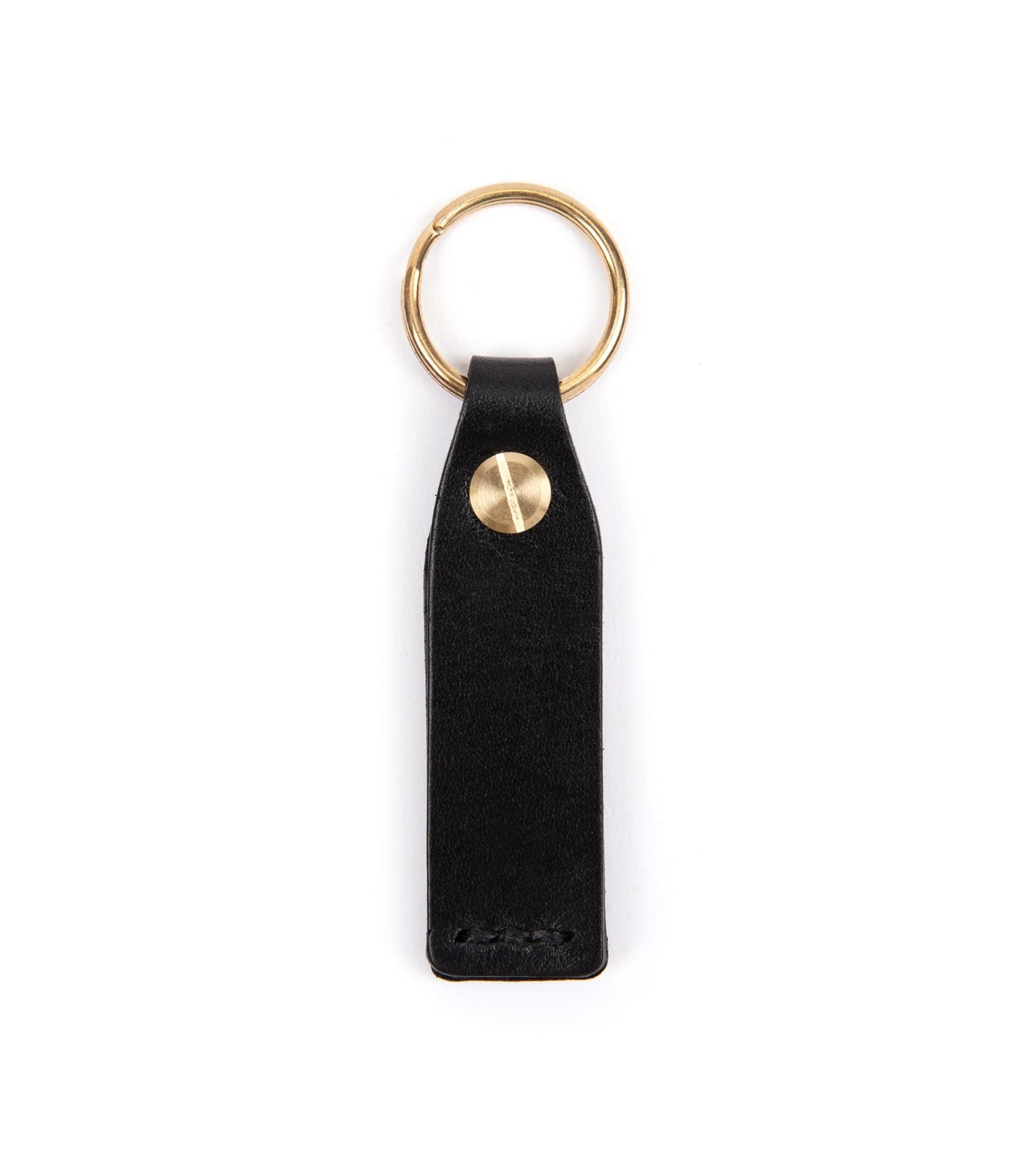 Hardy & Parsons Leather Key Fob: Black - Image 2