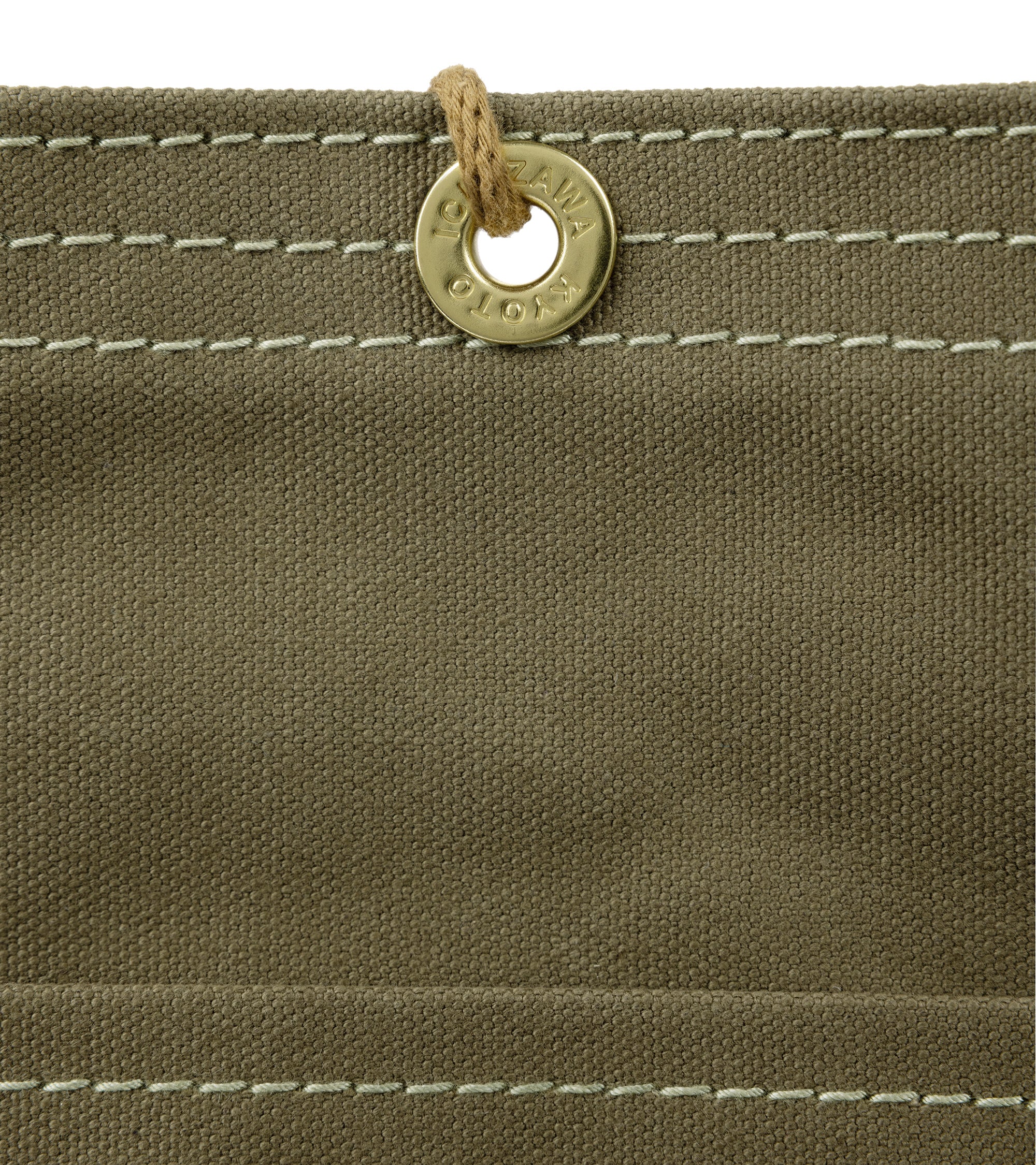 Ichizawa Hanpu for Trunk Large Tool Bag: Olive - Image 5