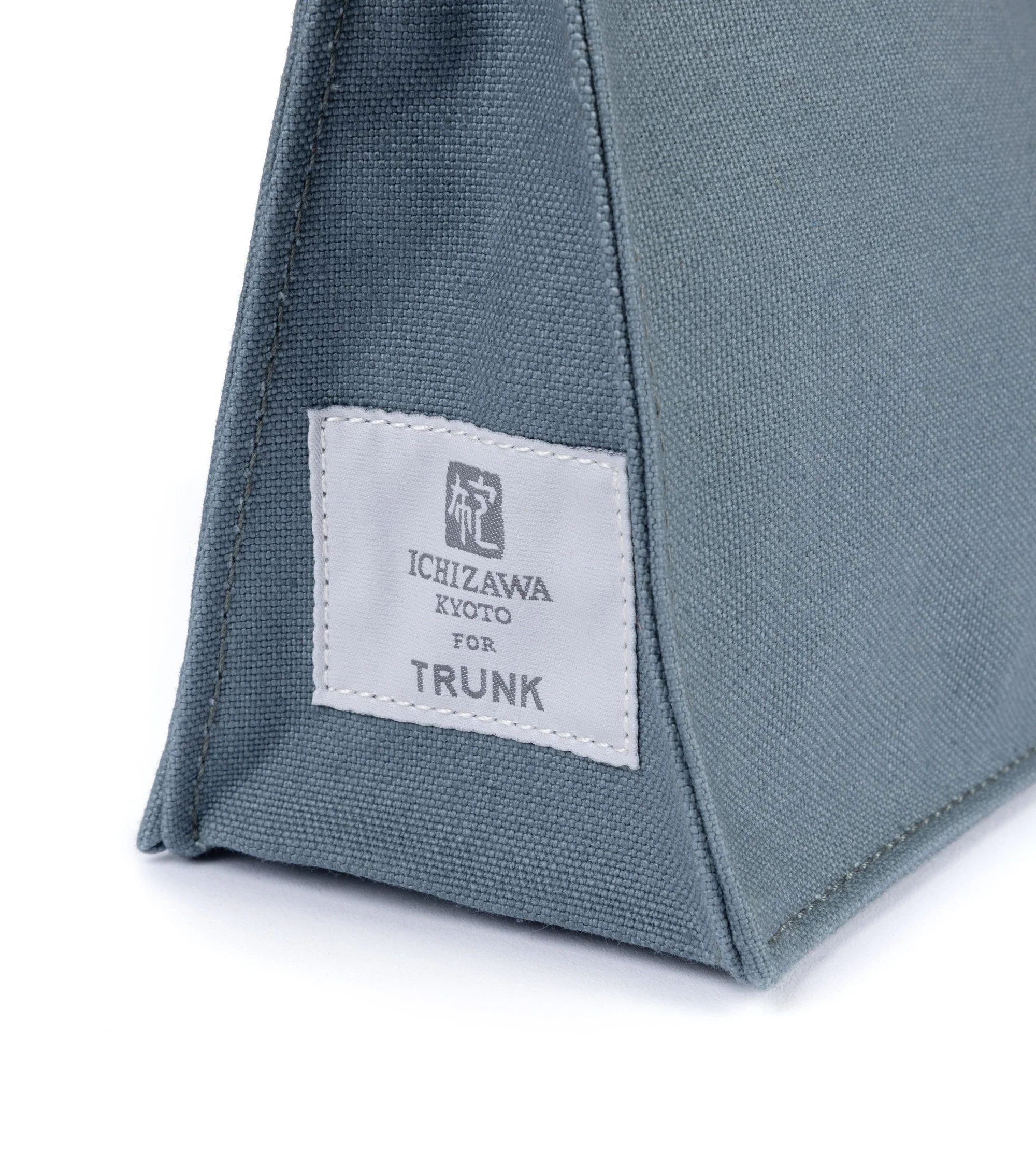 Ichizawa Hanpu for Trunk Small Pouch: Blue - Image 2