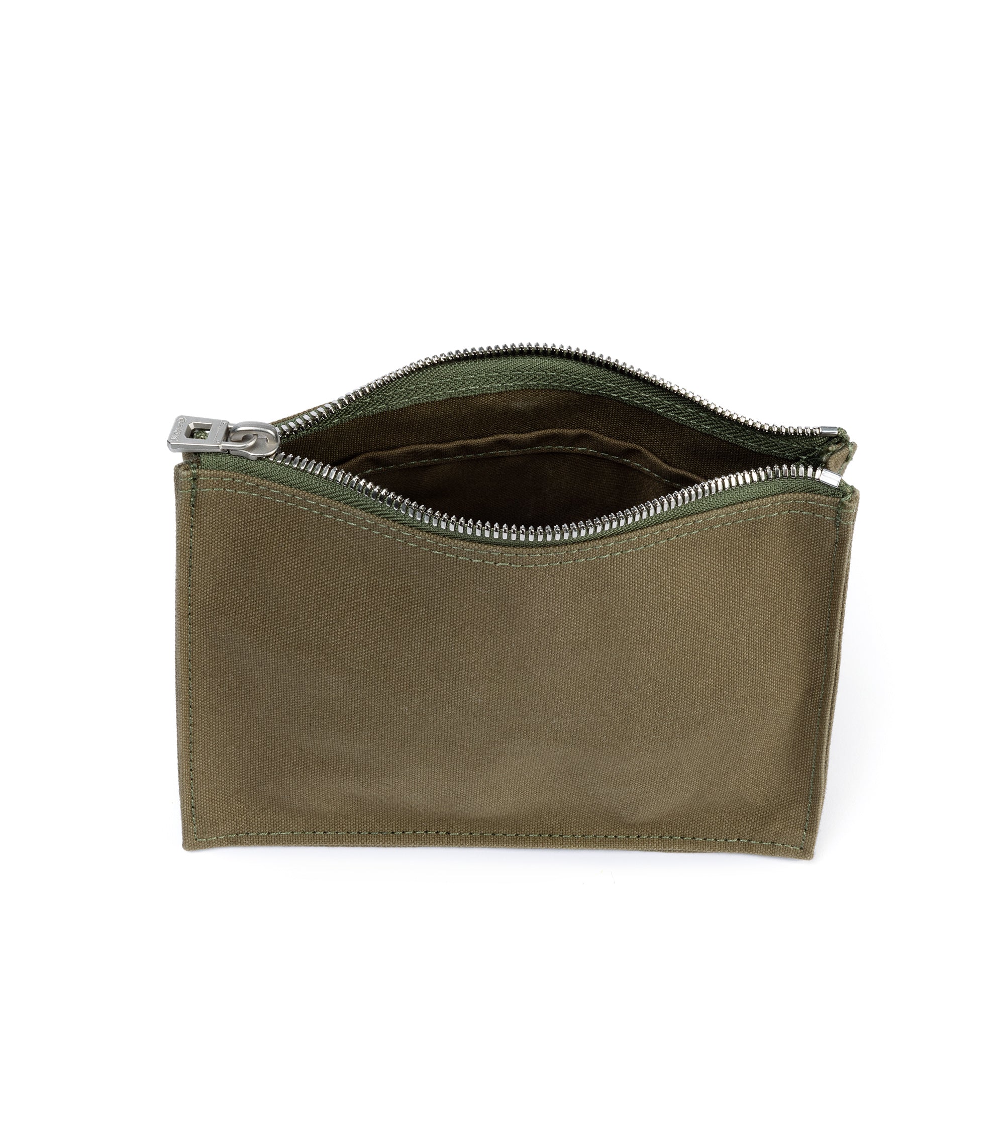 Ichizawa Hanpu for Trunk Small Pouch: Olive - Image 3