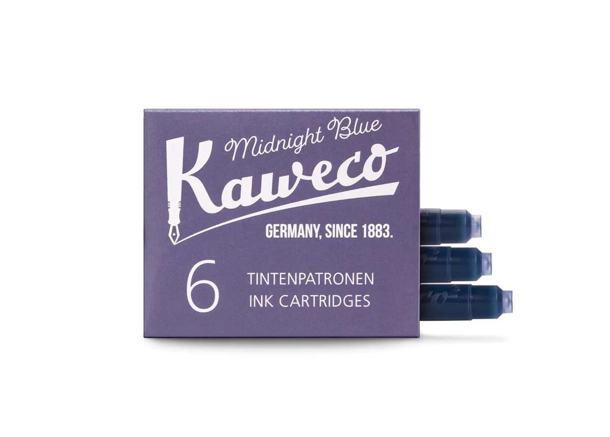 Kaweco Ink Cartridges: Midnight Blue (x6) - Image 2