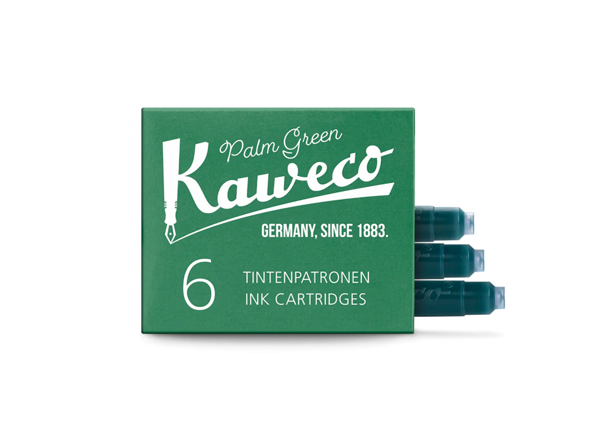 Kaweco Ink Cartridges: Palm Green (x6) - Image 2