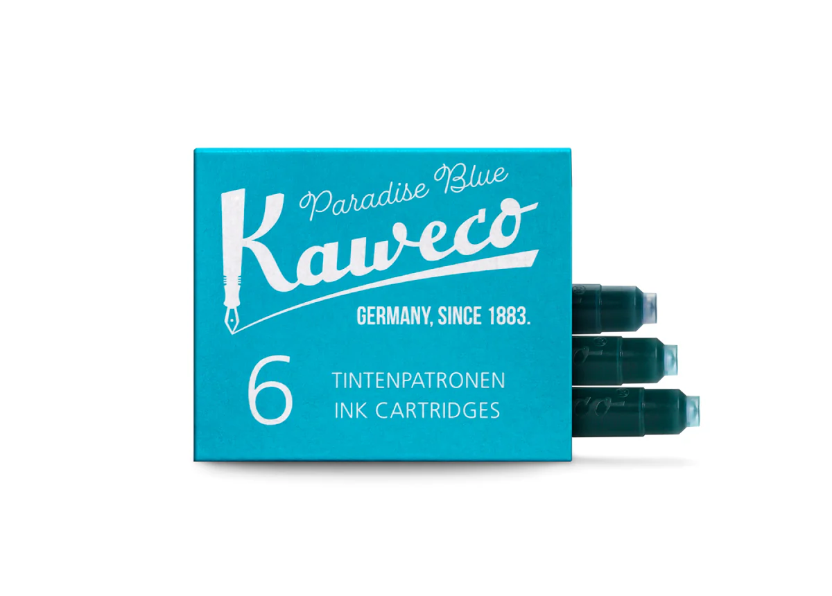 Kaweco Ink Cartridges: Paradise Blue (x6) - Image 2