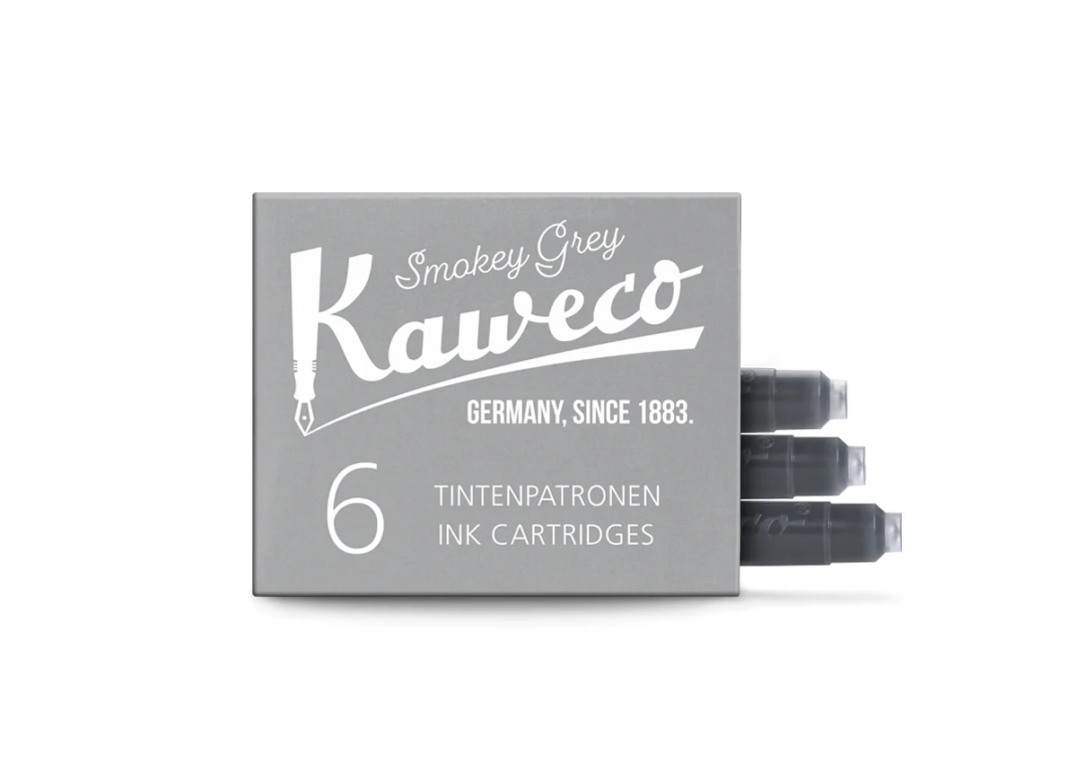 Kaweco Ink Cartridges: Smokey Grey (x6) - Image 2