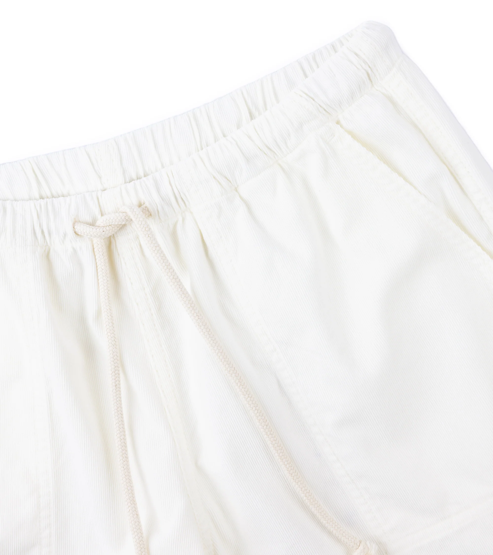 La Paz Formigal Baby Cord Beach Shorts: Off White - Image 2