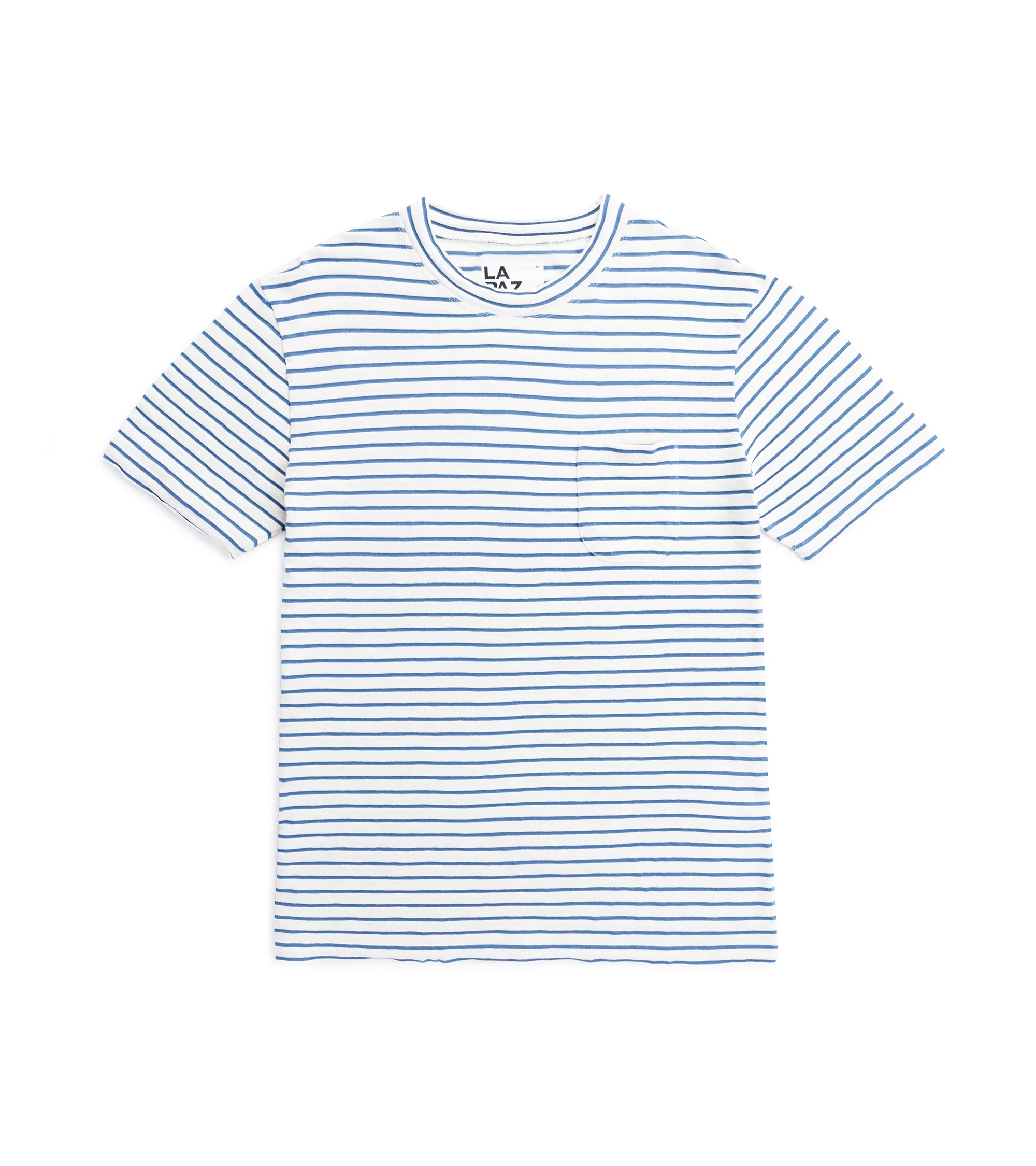 La Paz Guerreiro Stripe Pocket T-Shirt: Indigo