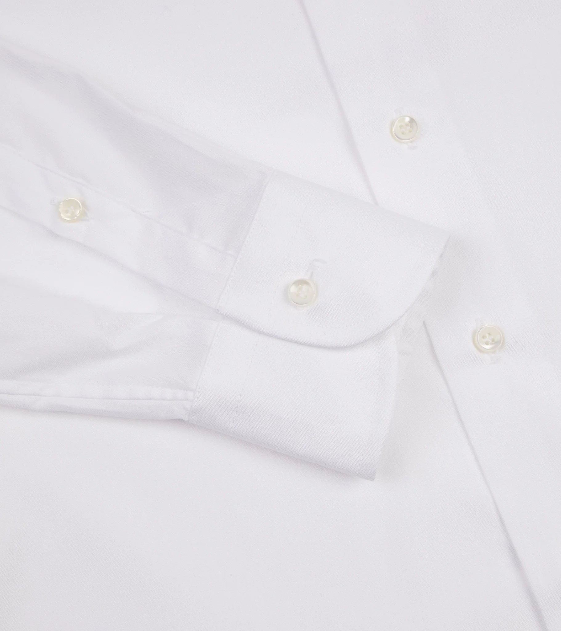 MCR Slim Pinpoint Shirt: White - Image 4
