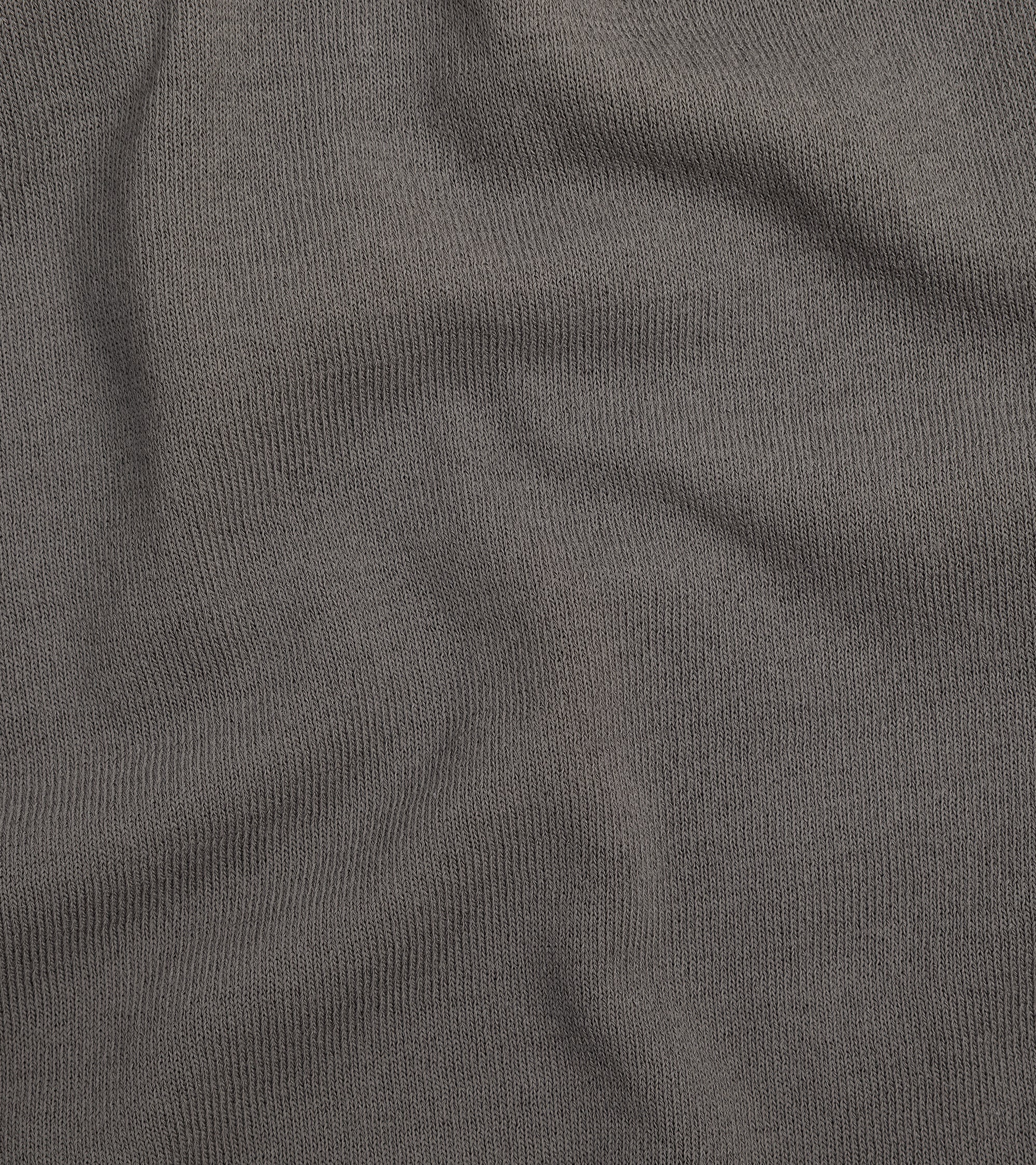 Mooncastle Ice Cotton Knit Polo Shirt: Charcoal - Image 3
