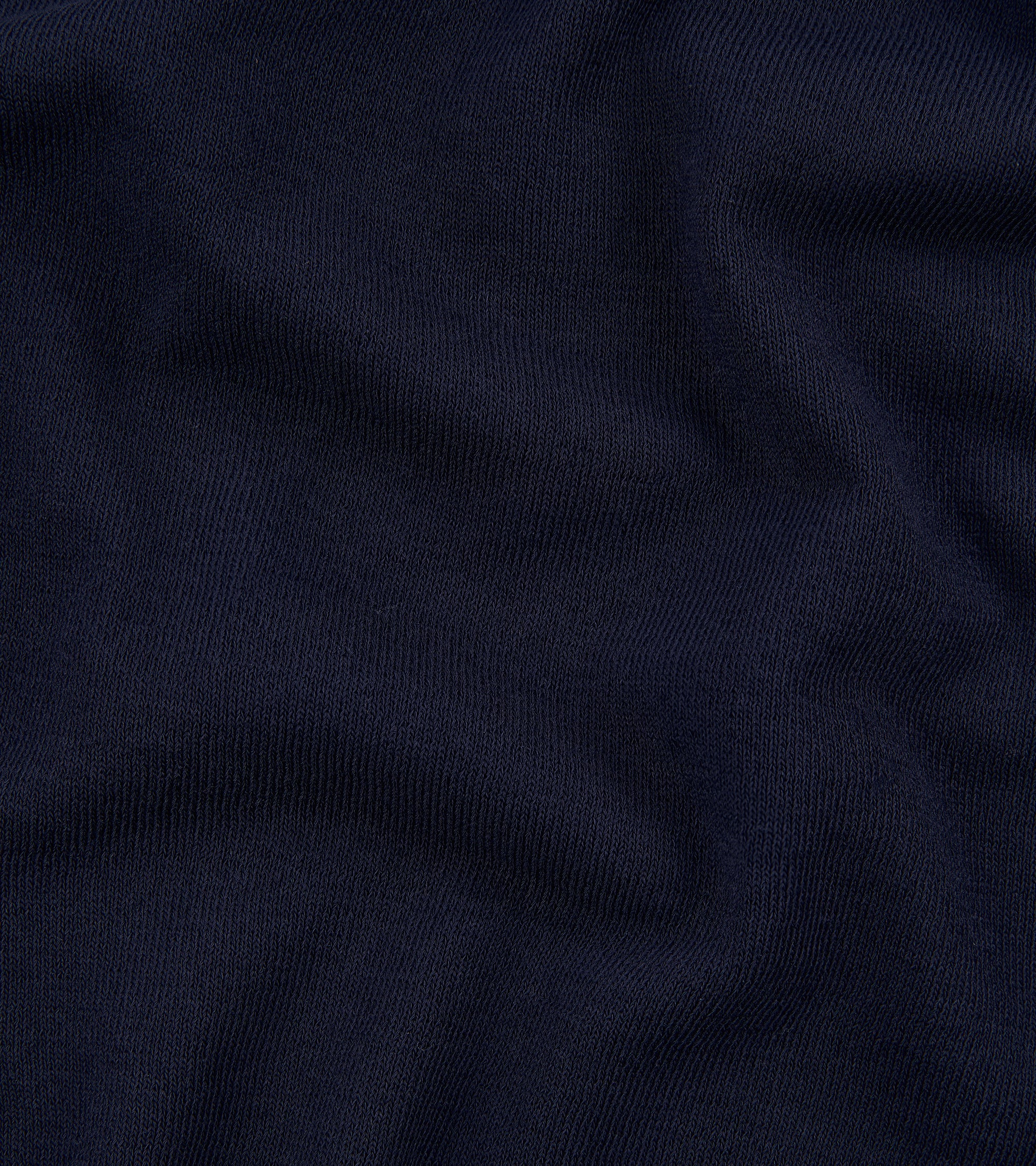 Mooncastle Ice Cotton Knit Skipper Shirt: Navy - Image 4