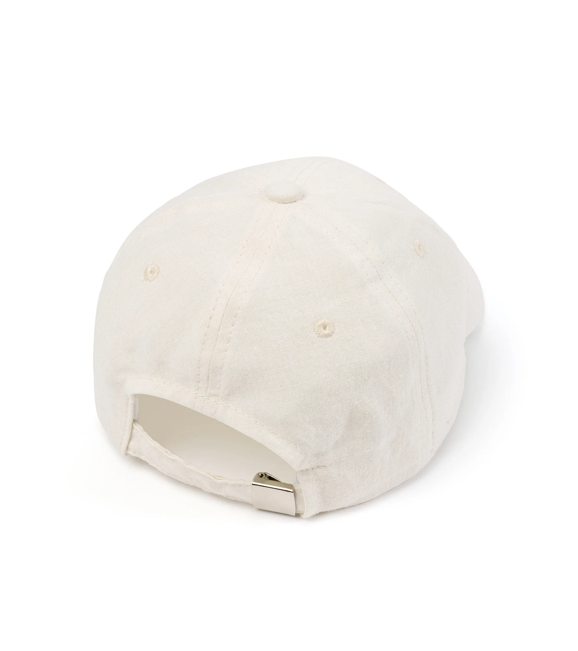 Mühlbauer Base Japanese Linen Cap: White - Image 2