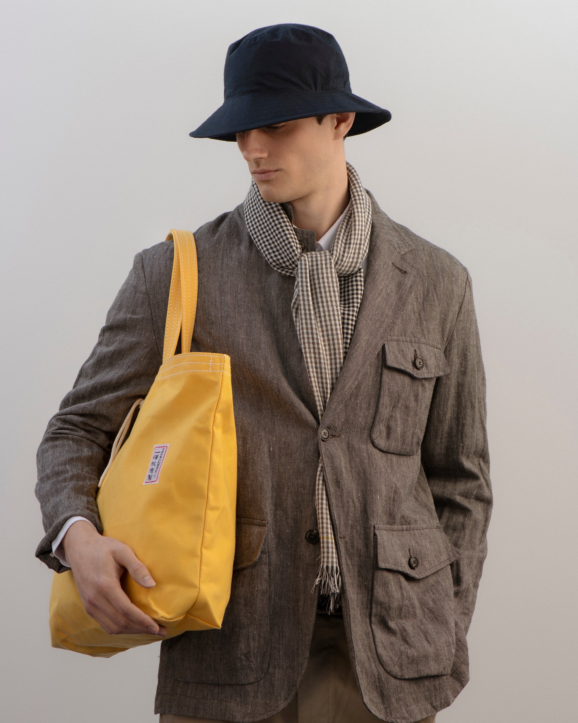 Mühlbauer Joost Light Cotton Bucket Hat: Navy - Image 2