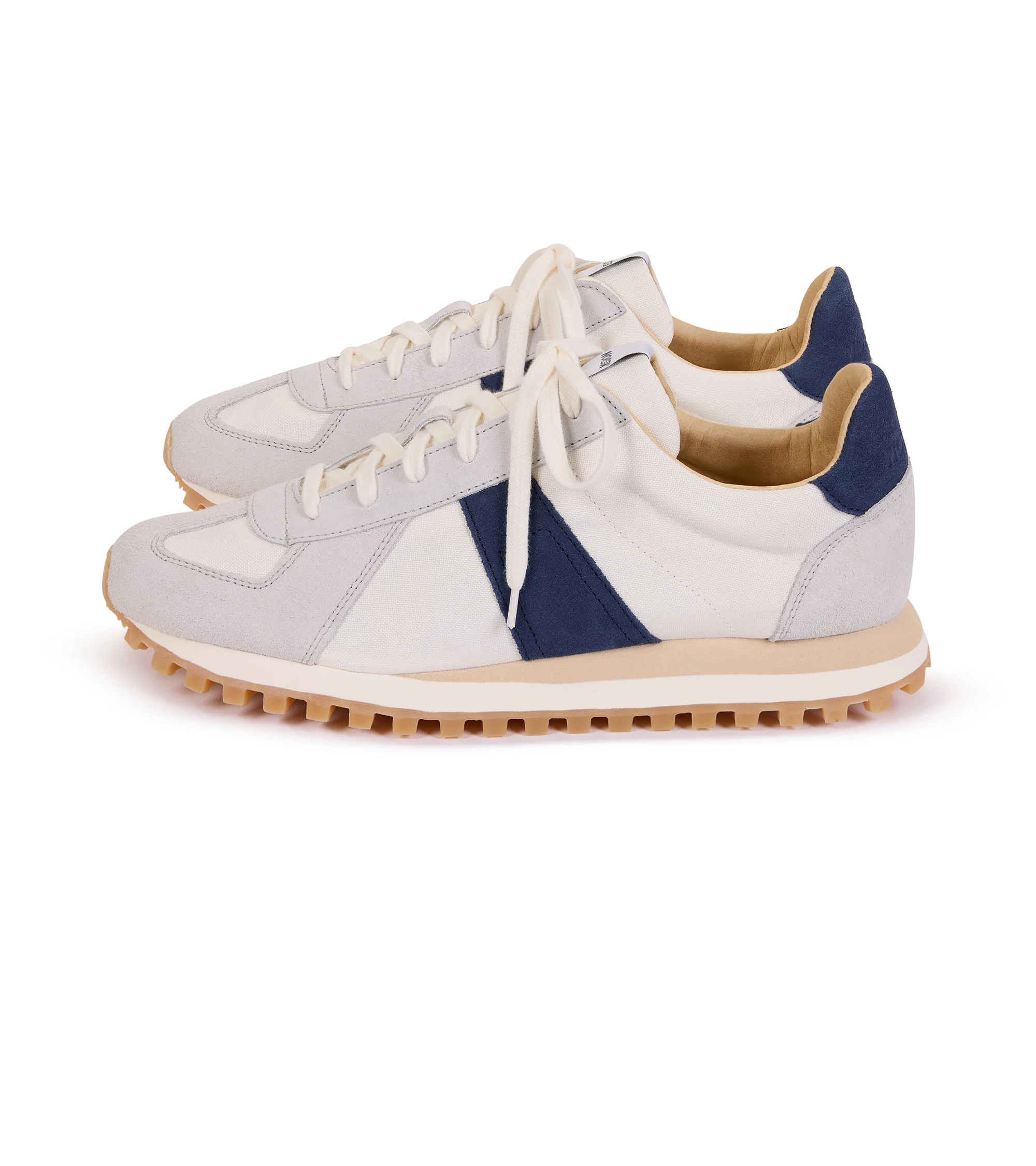 Novesta GAT Trail Sneaker: White/Navy - Image 2