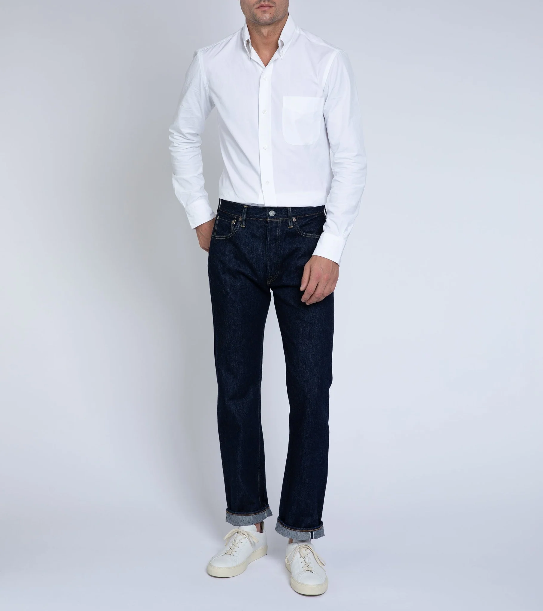 OrSlow 105 Standard Fit Selvedge Denim: One Wash - Image 7