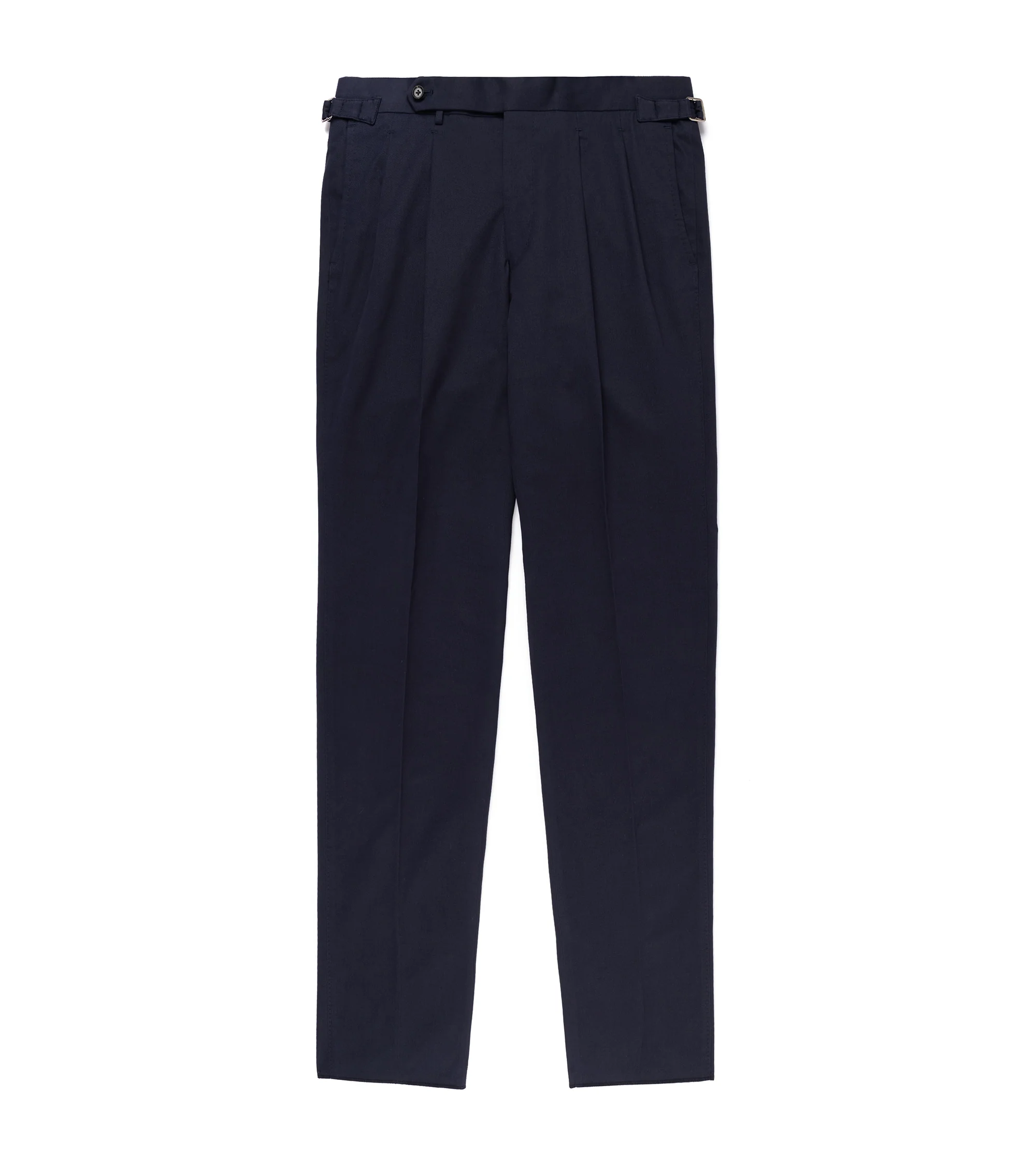 Ring Jacket Meister Cotton Cashmere Twill Suit: Navy - Image 3