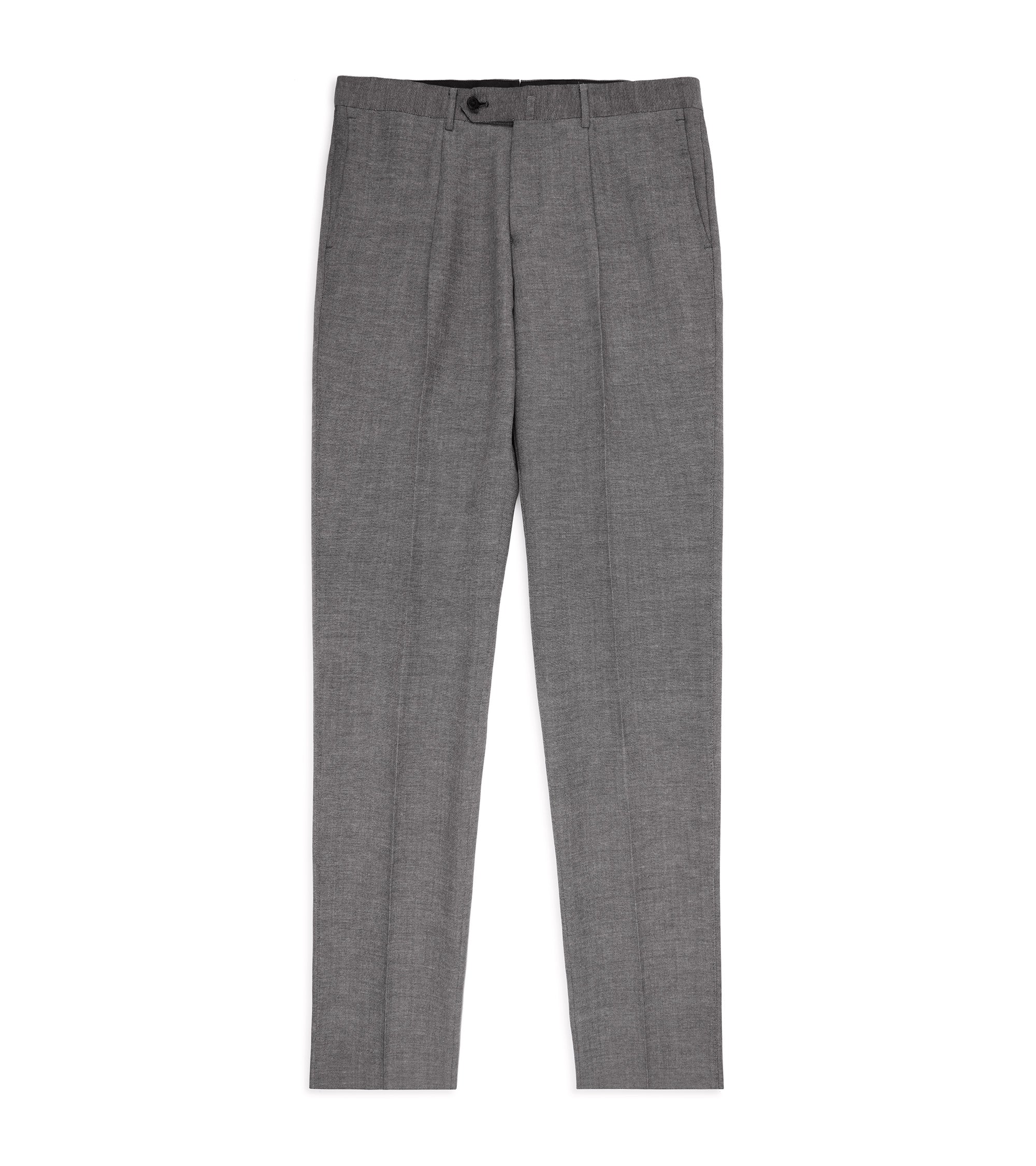 Ring Jacket Meister Wool Mohair Suit: Grey - Image 3