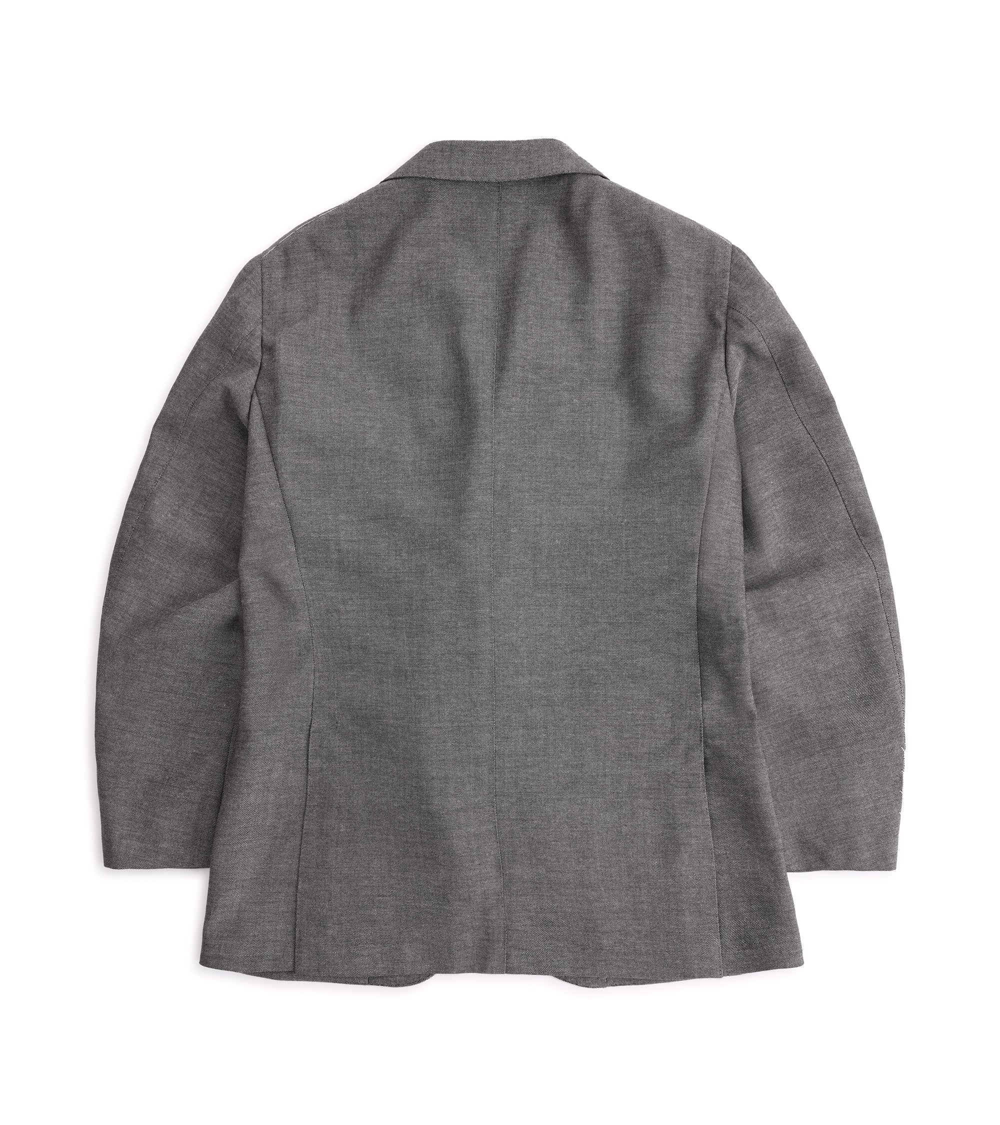 Ring Jacket Meister Wool Mohair Suit: Grey - Image 4