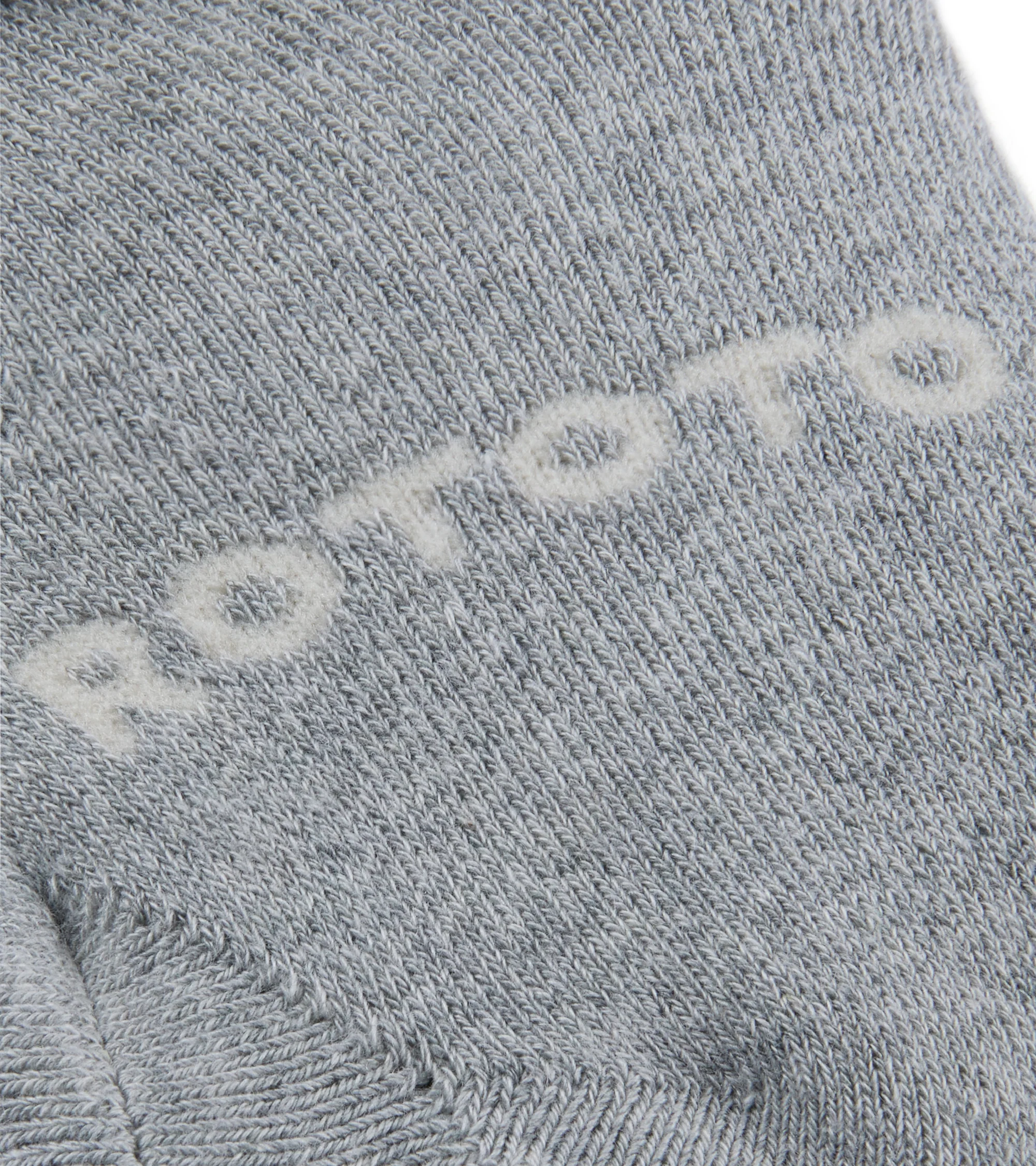 RoToTo Pile Foot Cover Socks: Light Grey - Image 3