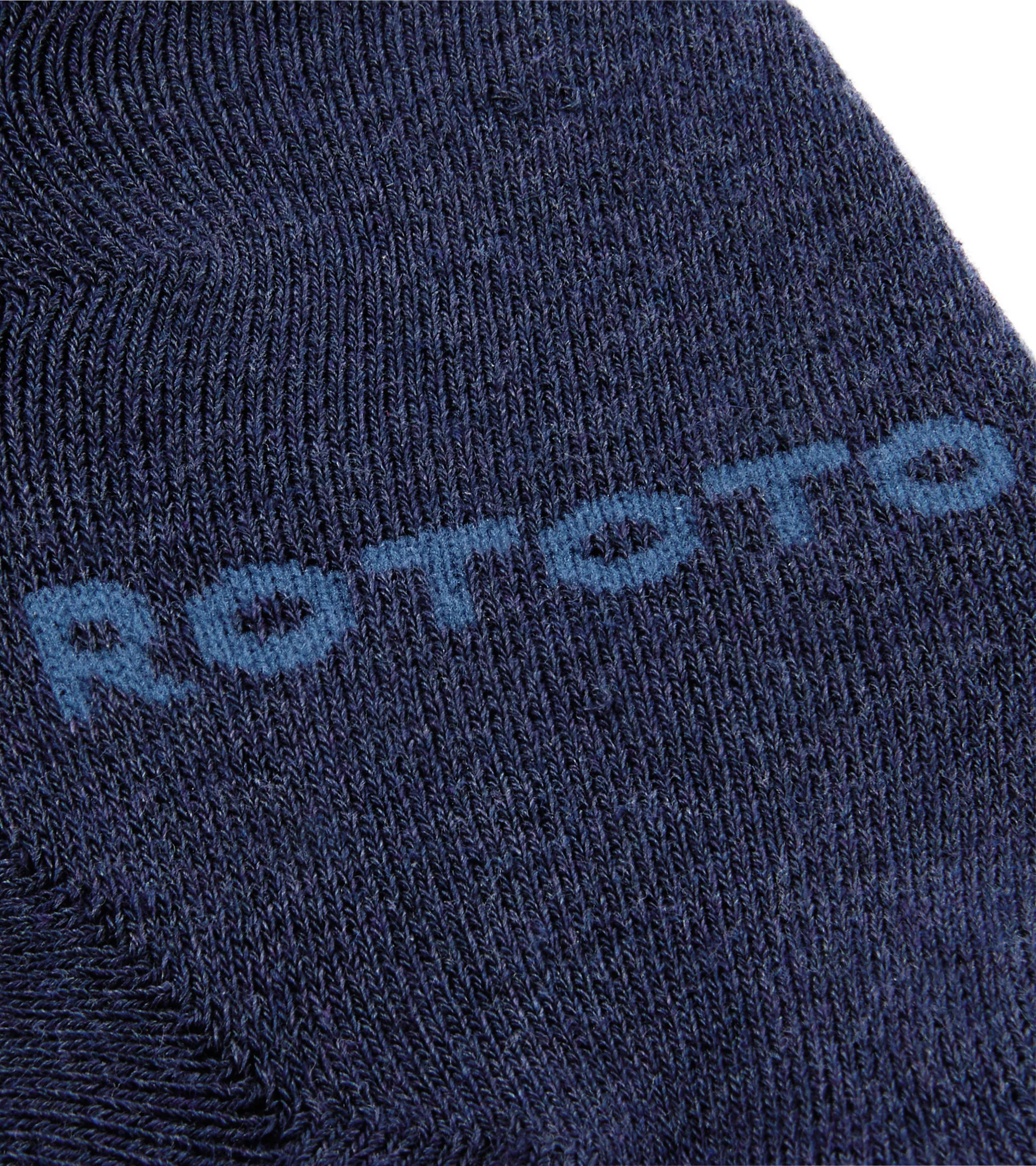 RoToTo Pile Foot Cover Socks: Navy - Image 3